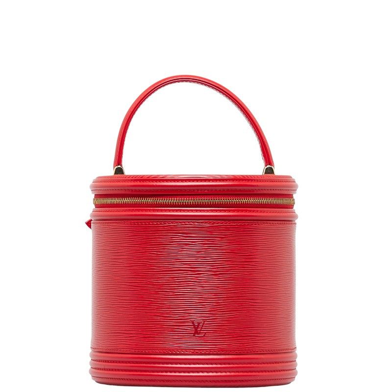 image of Louis Vuitton Epi Cannes Vanity Case in Red, Women's
