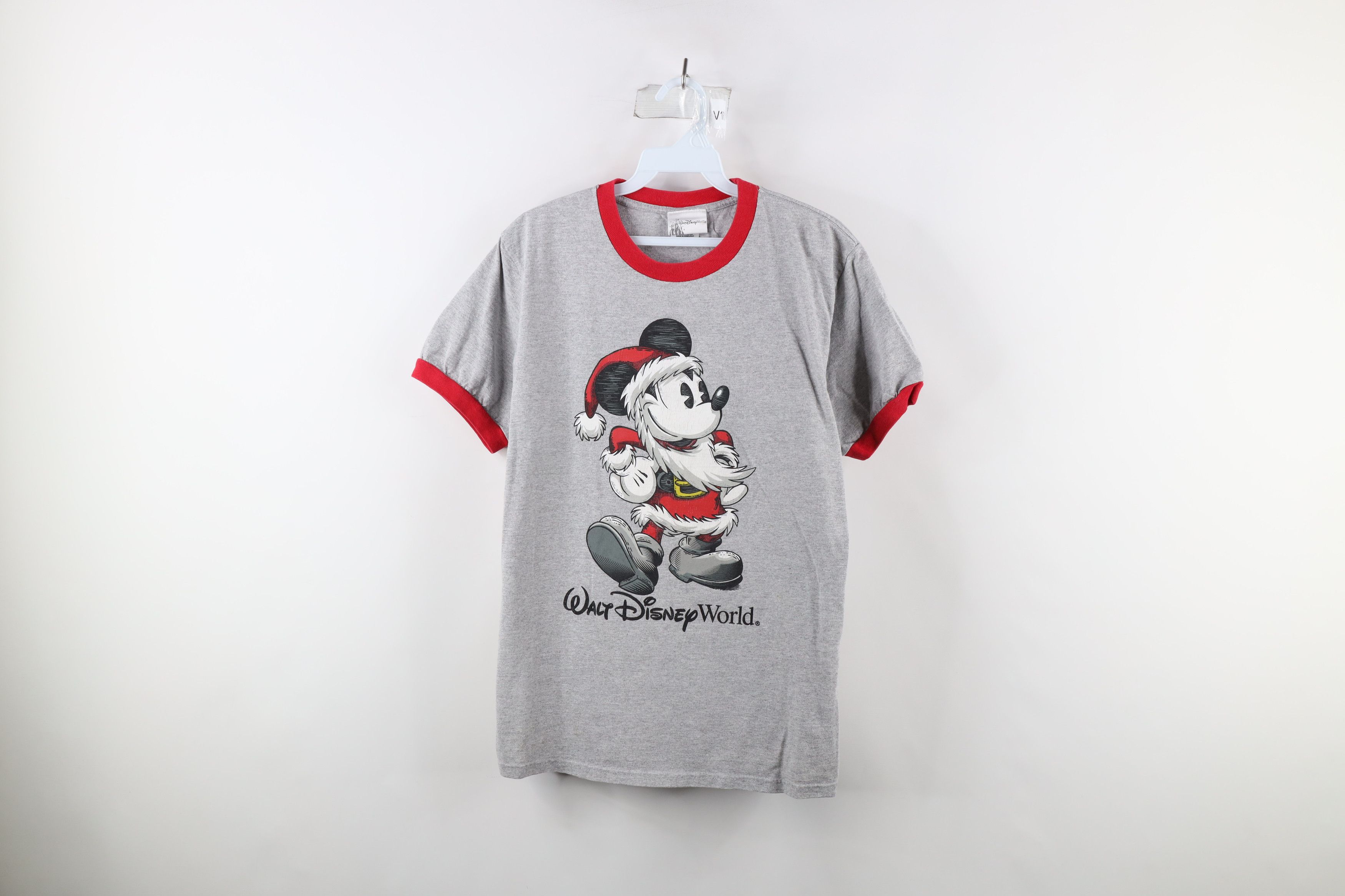 Disney × Vintage Vintage Disney Christmas Walt Mickey Mouse Ringer T ...