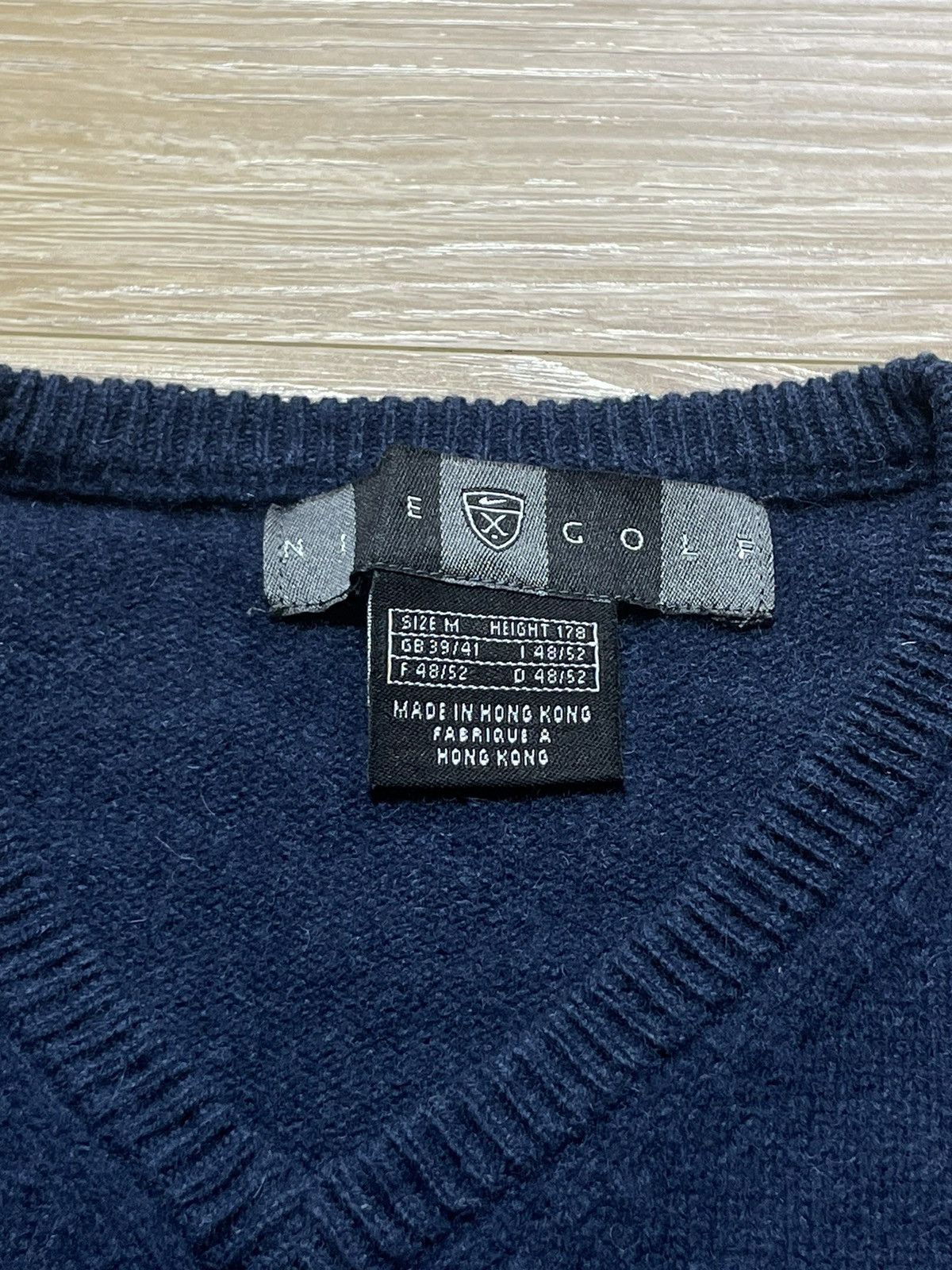 Nike Nike sweater vest wool vintage nike mini logo Size US M / EU 48-50 / 2 - 3 Thumbnail
