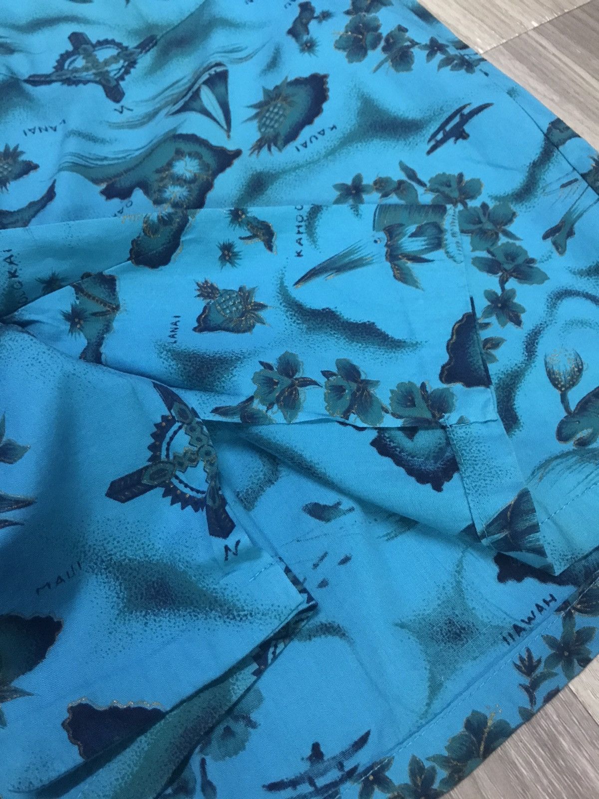 Vintage UI MAIKAI - Vintage 50s 60s Hawaiian Traditional Shirt Size US M / EU 48-50 / 2 - 15 Thumbnail