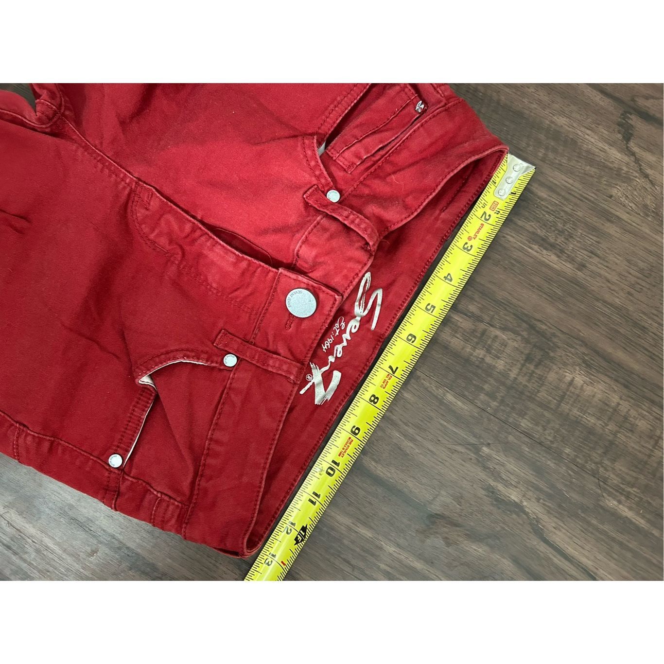 7 For All Mankind 7 For All Mankind High-Rise Ankle Skinny Jeans in Bril Red, Size 27" / US 4 / IT 40 - 3 Thumbnail