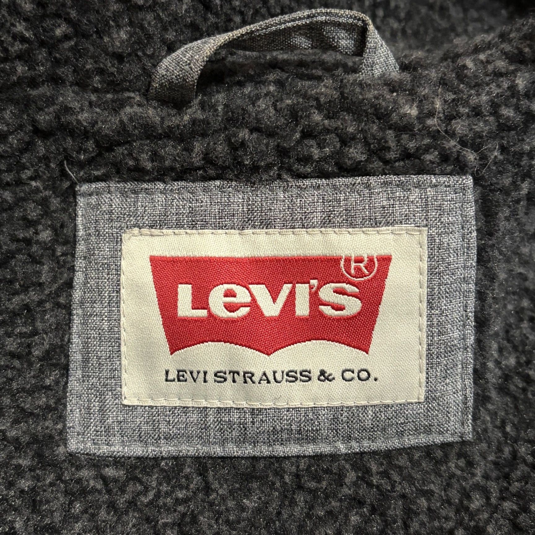 Levi's Levi's Bomber Jacket Mens Small Gray Softshell Fleece-Lined Hooded Full Zip Size US S / EU 44-46 / 1 - 3 Thumbnail