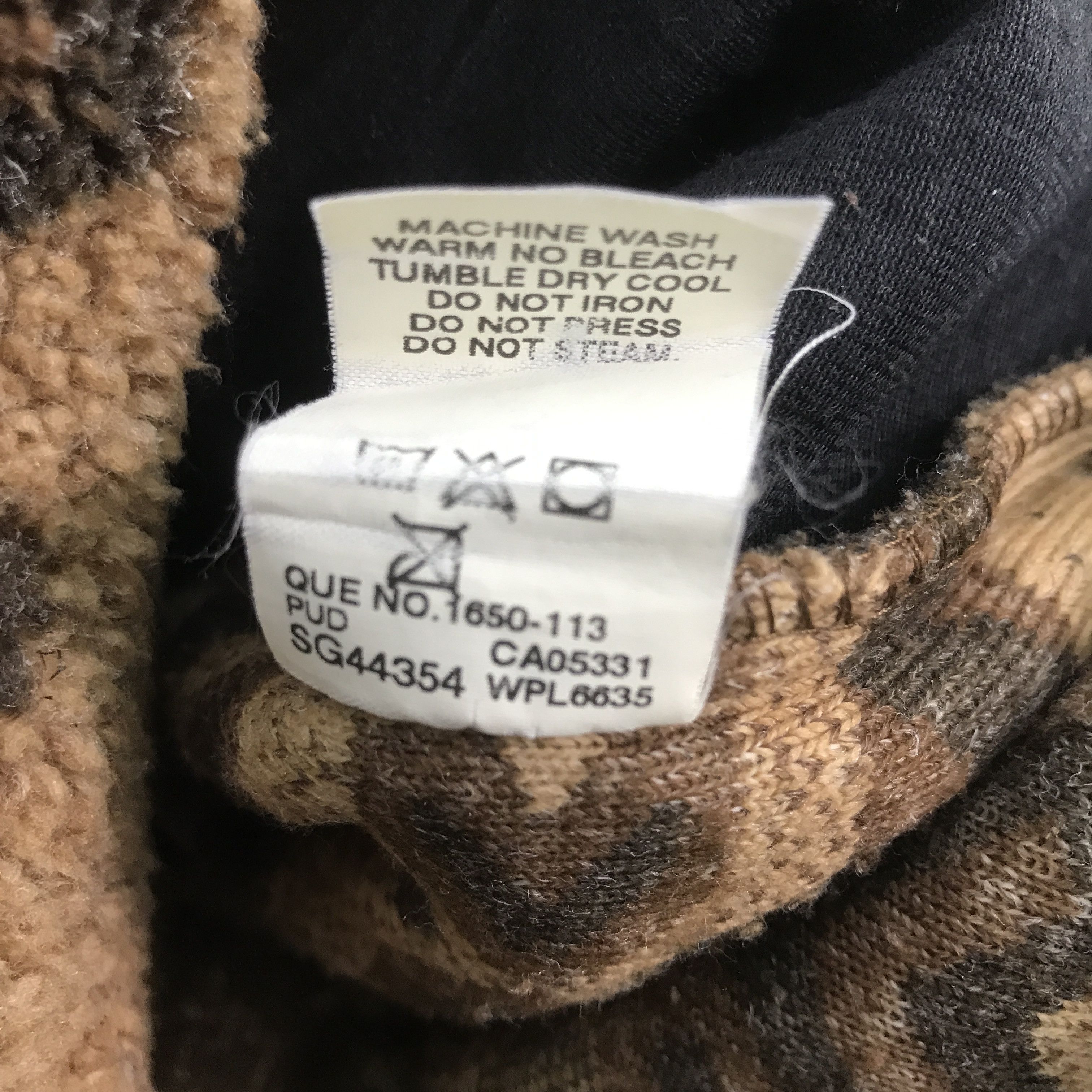 Woolrich Woolen Mills Vtg Woolrich Fleece Navajo Half Zipper sweater jacket Size XL / US 12-14 / IT 48-50 - 13 Thumbnail