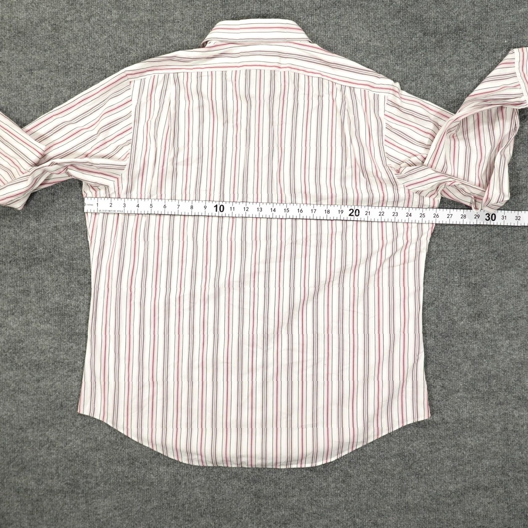Polo Ralph Lauren Polo Ralph Lauren Button Down Shirt Mens 17.5 36/37 Pink White Striped Curham Shirt Mens Regular Medical? Size US XXL / EU 58 / 5 - 6 Thumbnail