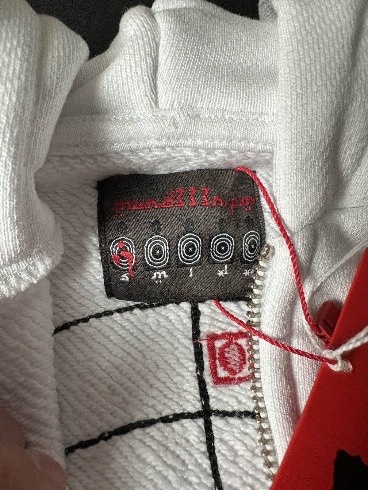 murd333r.fm Peacemaker V2 Zip Up Hoodie White Size US S / EU 44-46 / 1 - 8 Thumbnail