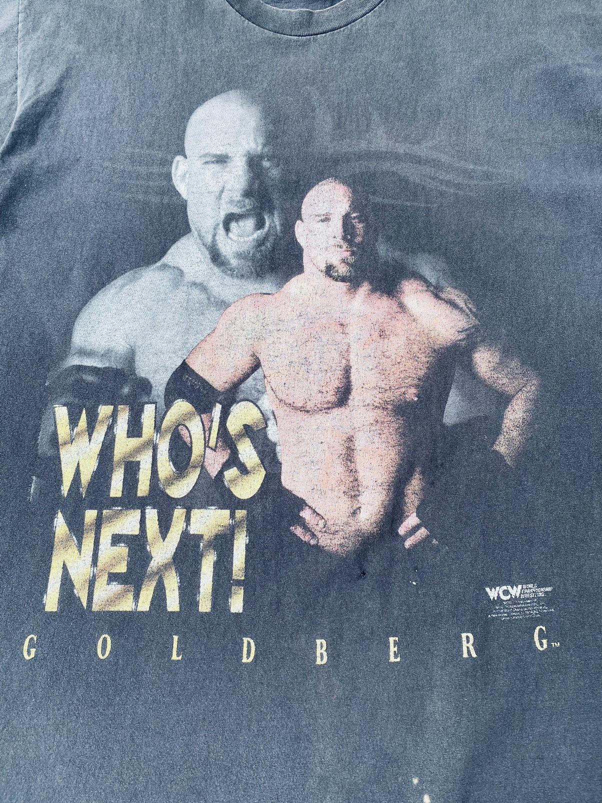 Vintage Vintage Bill Goldberg professional wrestler Distressed Tees Size US XL / EU 56 / 4 - 3 Thumbnail