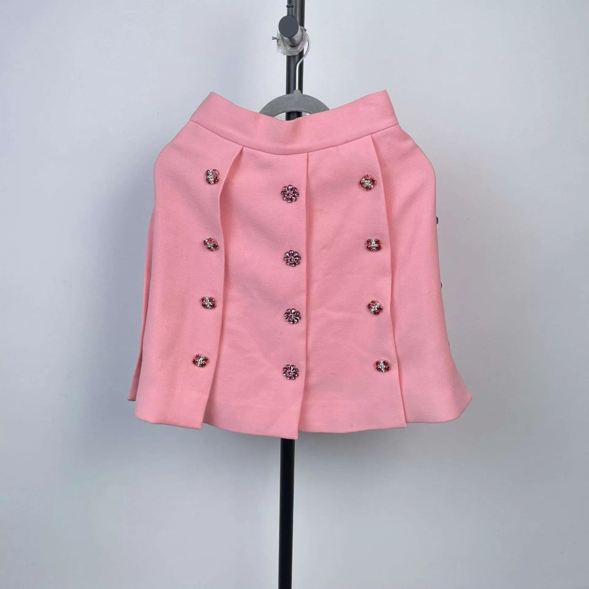 Dolce & Gabbana DG Women's Cotton Short Skirt Pink 42 Size 28" / US 6 / IT 42 - 1 Thumbnail