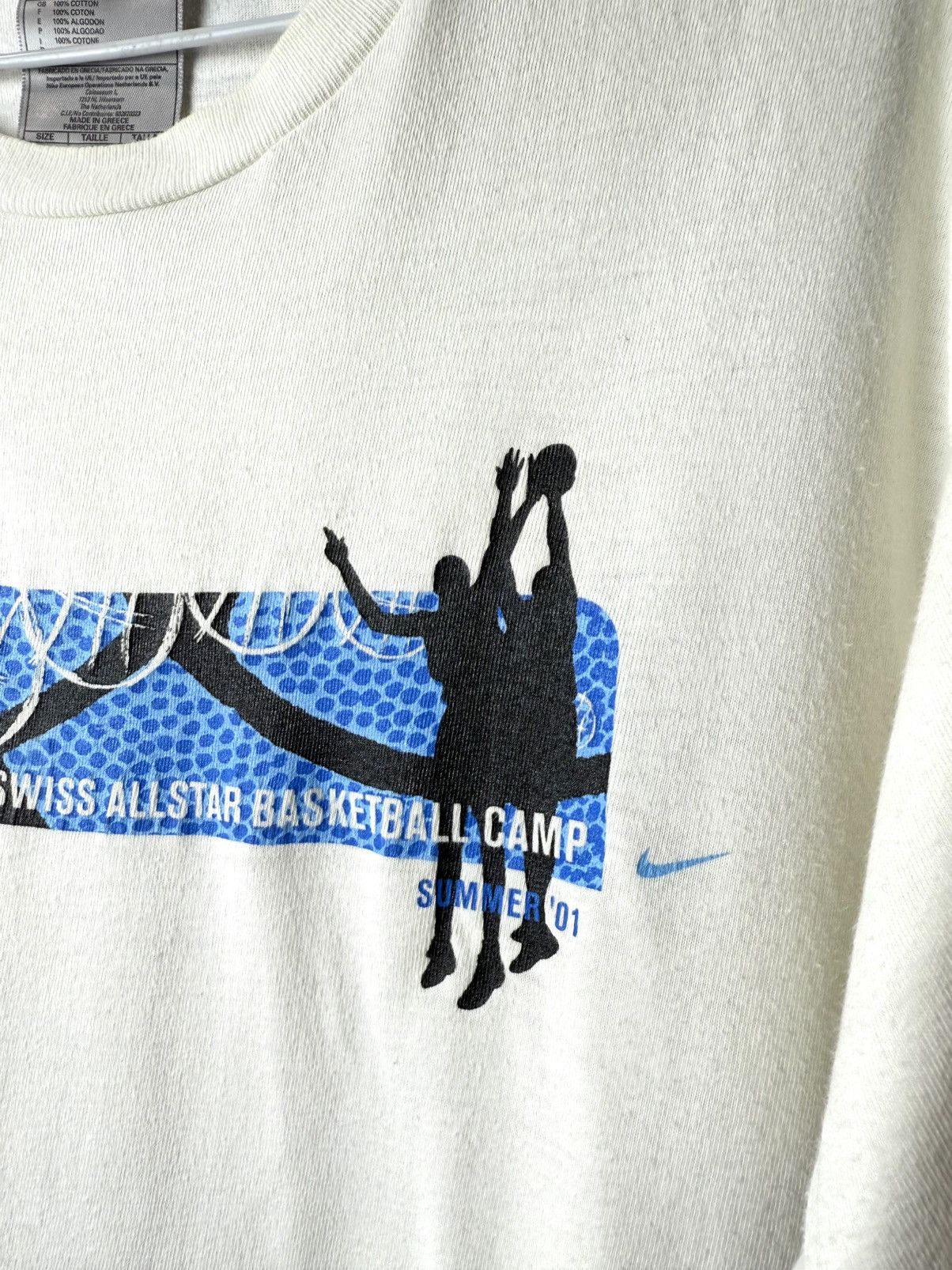 Nike Vintage 2001 Nike Allstar Basketball Camp T Shirt NBA Size US M / EU 48-50 / 2 - 3 Thumbnail