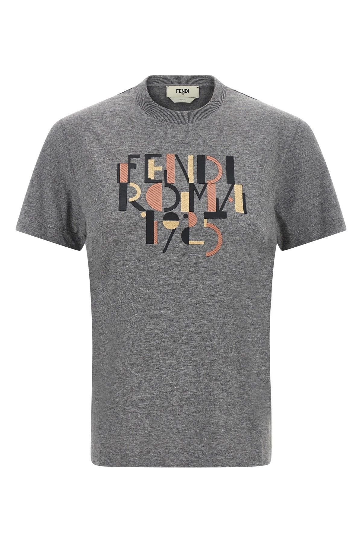Fendi 'Fendi Roma 1925' T-shirt Size L / US 10 / IT 46 - 1 Thumbnail
