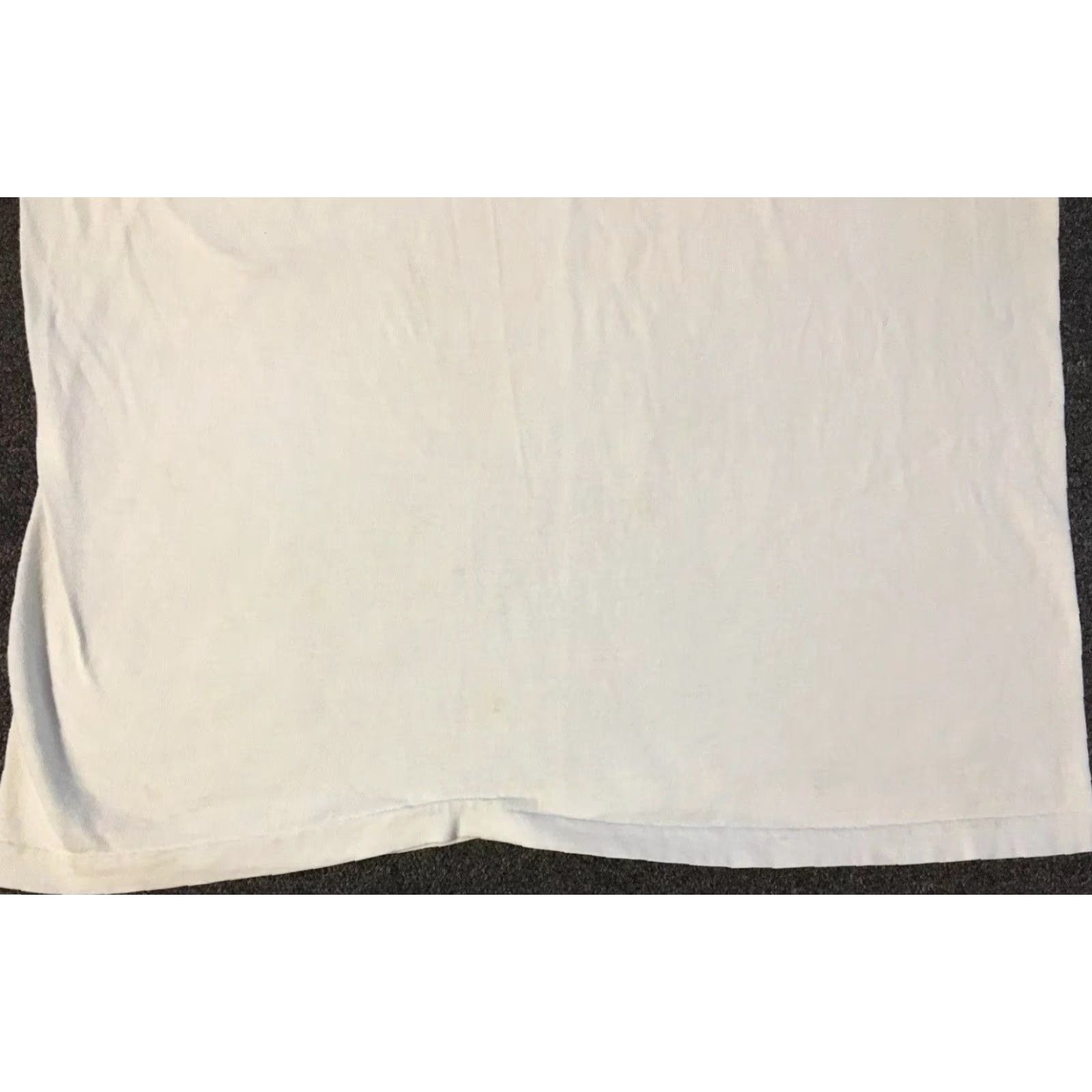 Vintage VINTAGE Single Stitch Shirt L White Sun 80s 90s College Grunge Surf Track Football USA University University Mens T-Shirt Size US L / EU 52-54 / 3 - 4 Thumbnail