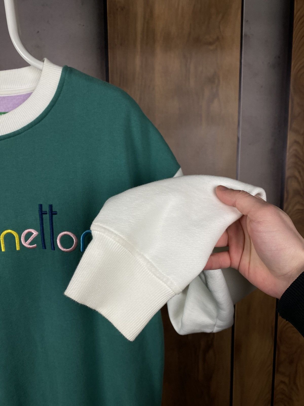Benetton 🔥Sweatshirt United Colors Of Benetton Made In Italy Luxury🔥 Size US M / EU 48-50 / 2 - 7 Thumbnail