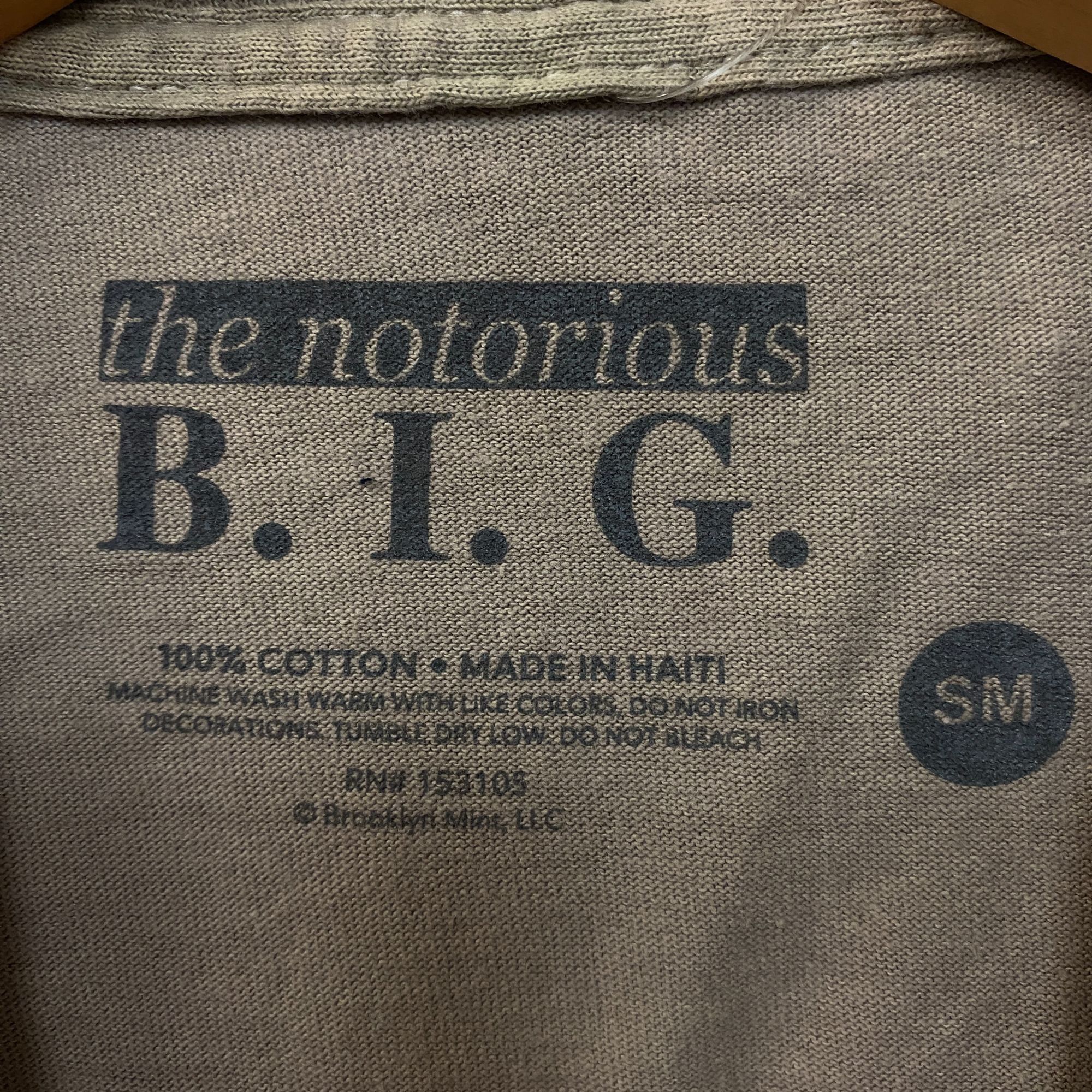 Rap Tees The Notorious B.I.G. Biggie Smalls Graphic T-Shirt Small Size US S / EU 44-46 / 1 - 4 Thumbnail