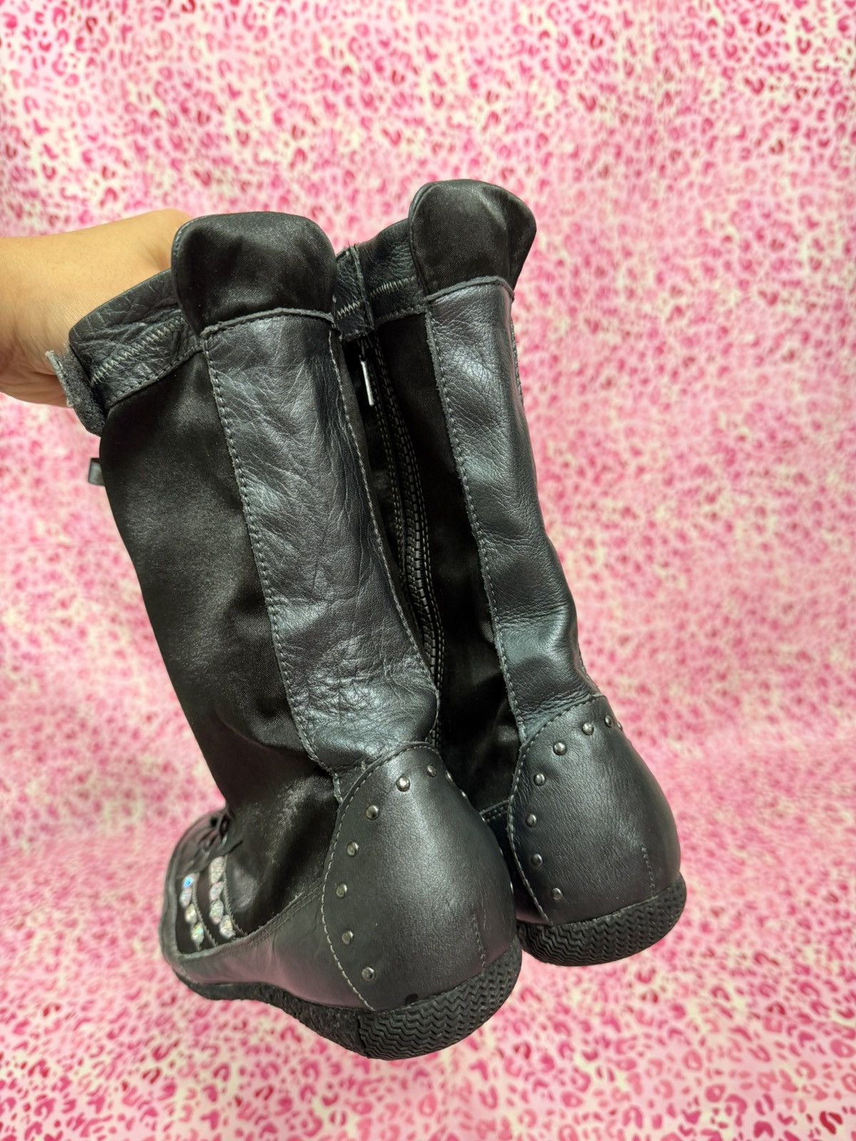 Rhinestone Diesel Boots