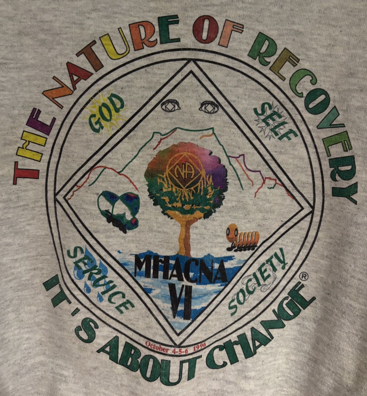 Vintage 90s narcotics anonymous crewneck sweater Size US XL / EU 56 / 4 - 3 Thumbnail