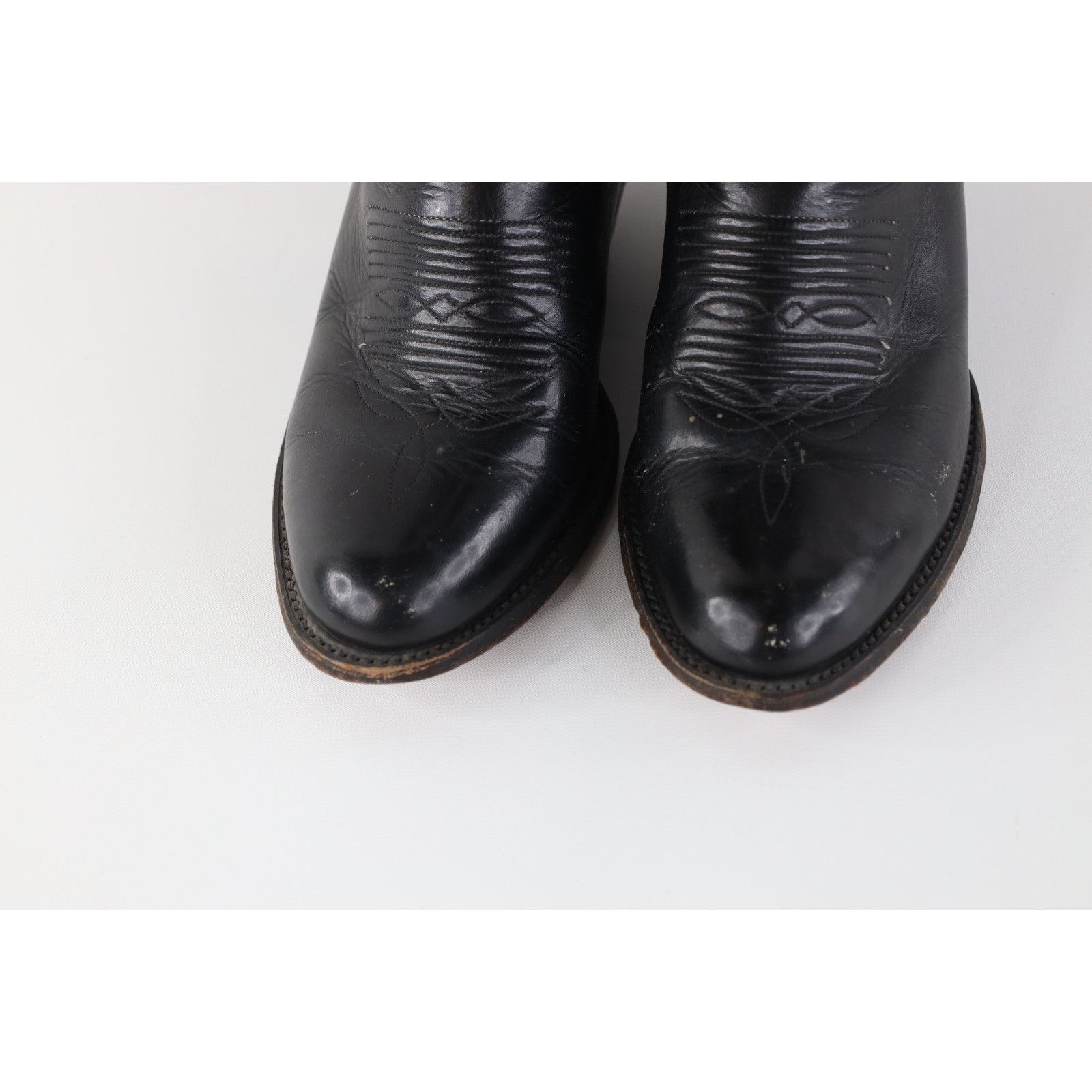 Vintage Vintage 90s Rockabilly Leather Tribal Cowboy Boots Size US 9 / IT 39 - 3 Thumbnail