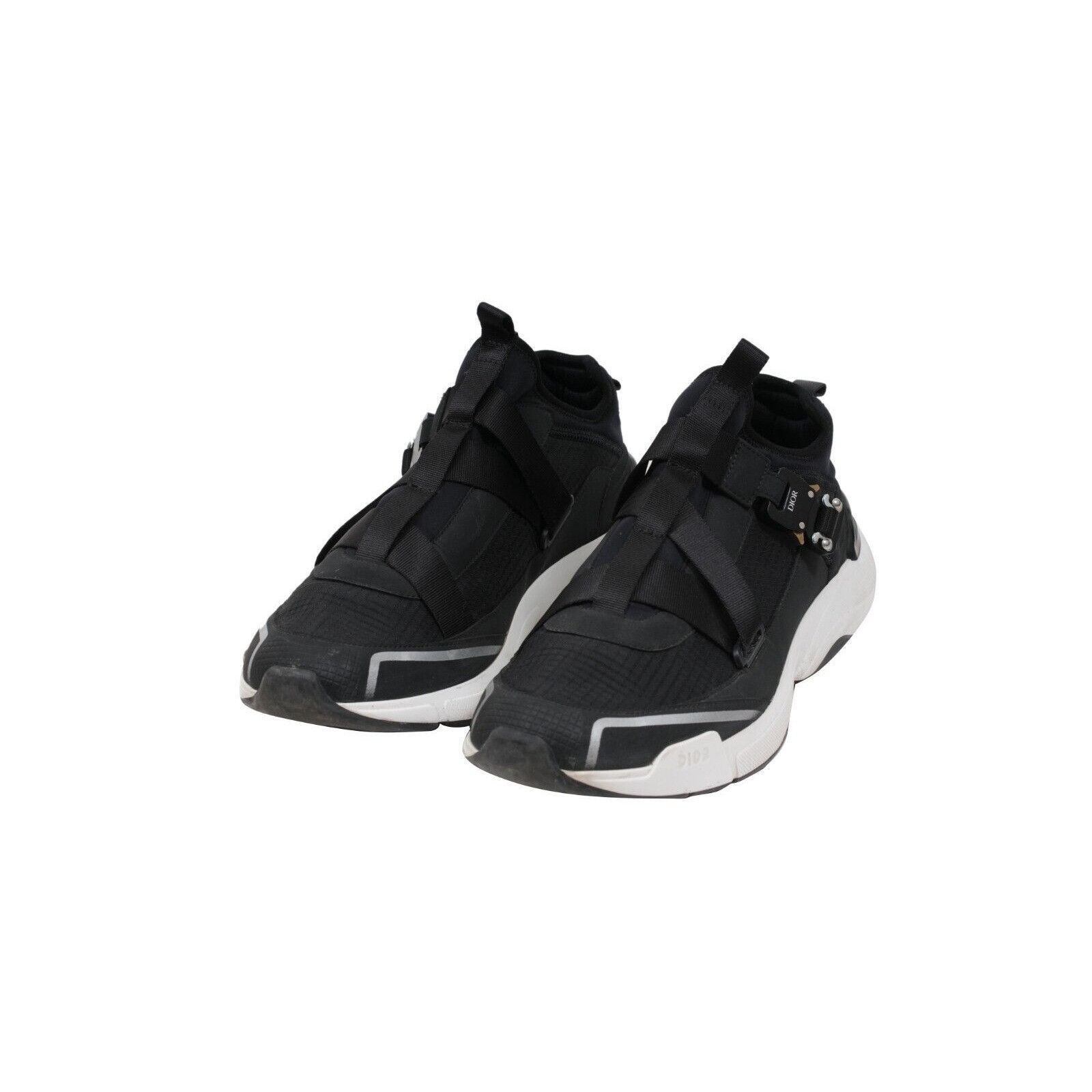 Dior Black White Nylon Alyx B24 Runtek Sneakers Size US 12 / EU 45 - 3 Thumbnail