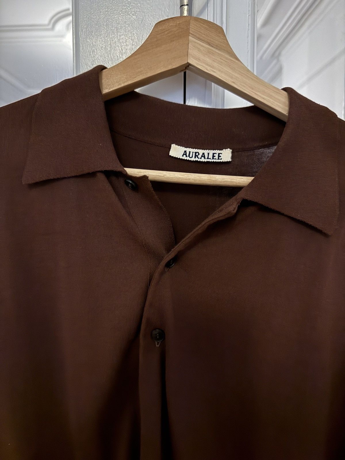 Auralee Auralee Super High Gauge Polo in Brown Size US M / EU 48-50 / 2 - 4 Thumbnail