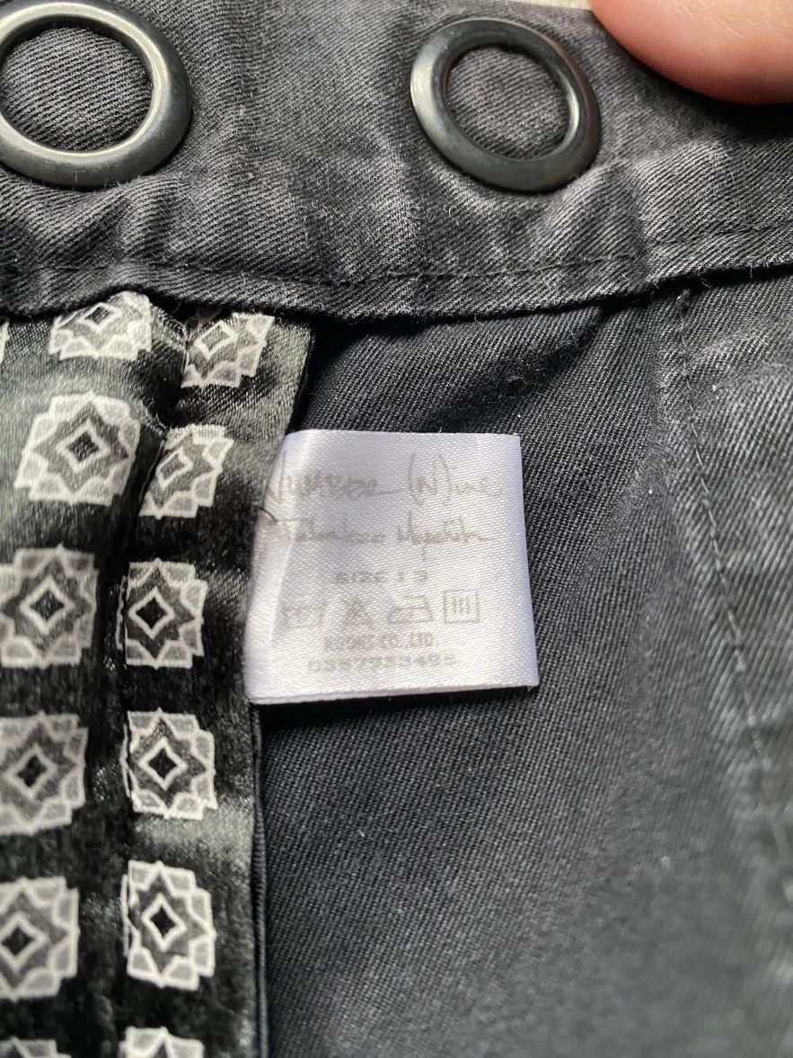 Number (N)ine S/S 04 Number Nine Multi-zip Black Slim Cut Cargo Pants Size US 31 - 7 Thumbnail