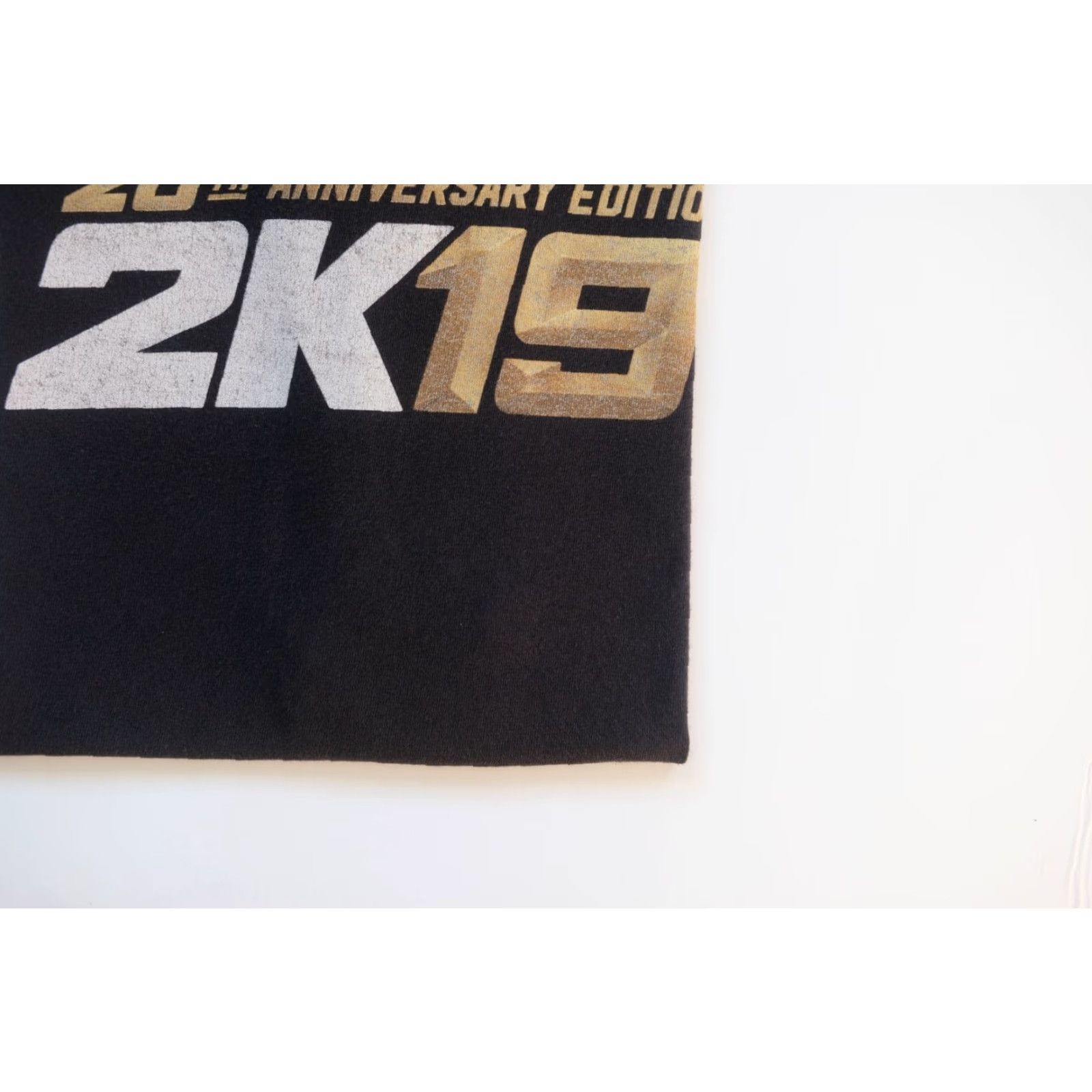 NBA VINTAGE NBA 2K19 20th ANNIVERSARY Y2K BLACK T SHIRT Mens XL Xbox PlayStation Crew Neck Short Sleeve Graphic Print Cotton Size US XL / EU 56 / 4 - 4 Thumbnail