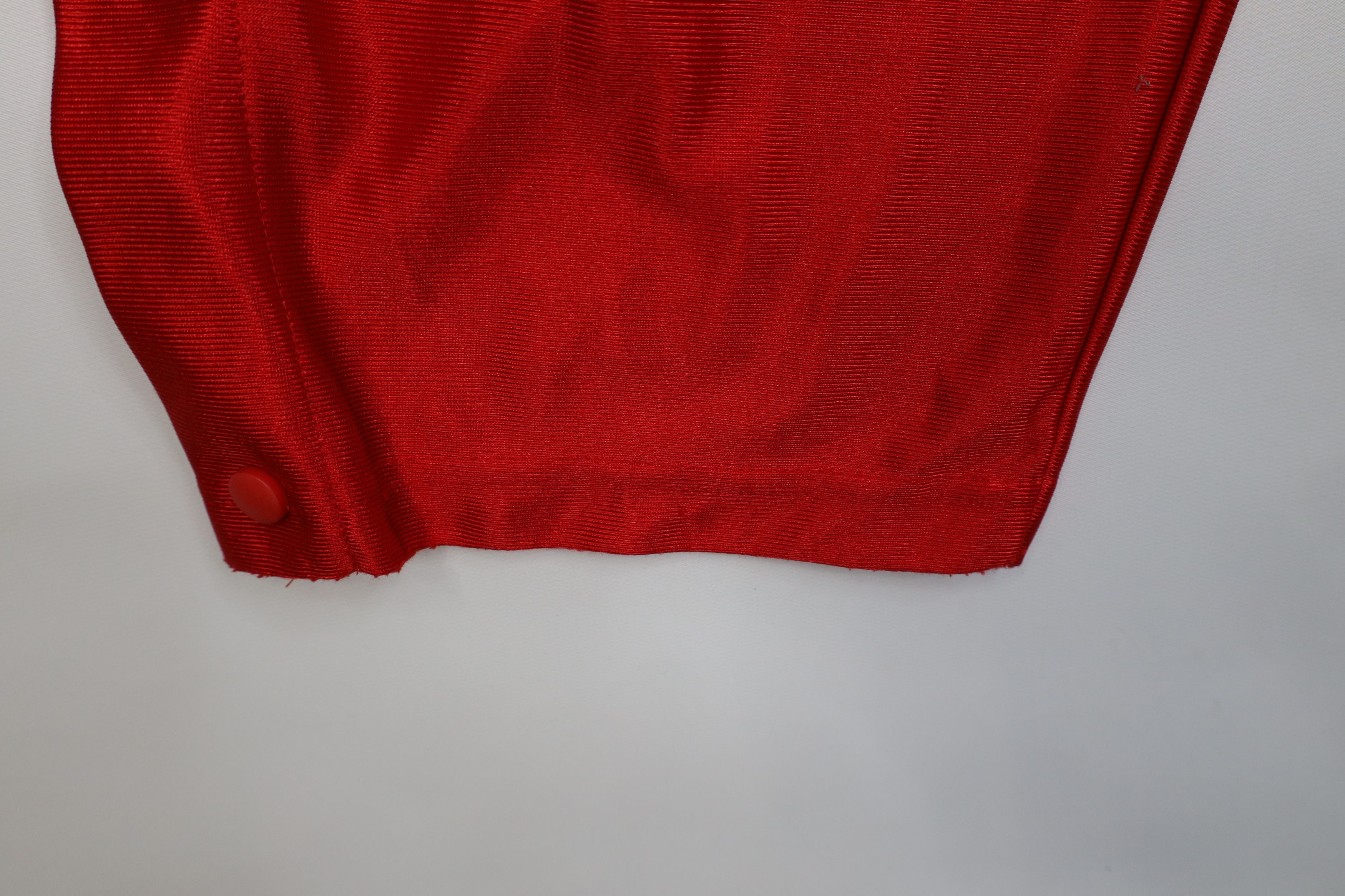 Vintage Vintage 90s Streetwear Silky Tearaway Wide Leg Pants Red USA Size US 38 / EU 54 - 7 Thumbnail