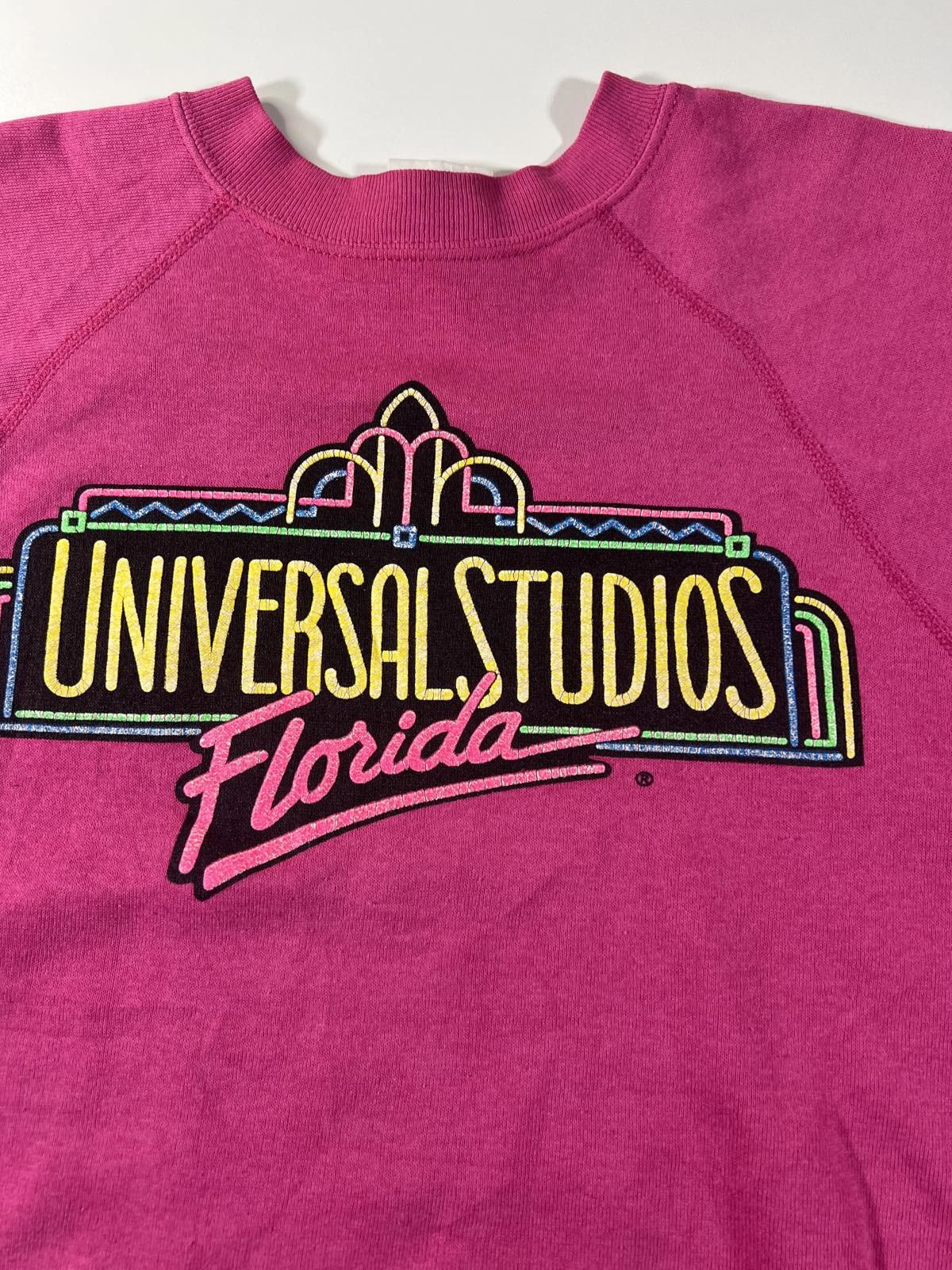 Universal Studios Universal Studios Florida Vintage Pink Sweatshirt Size US M / EU 48-50 / 2 - 2 Thumbnail