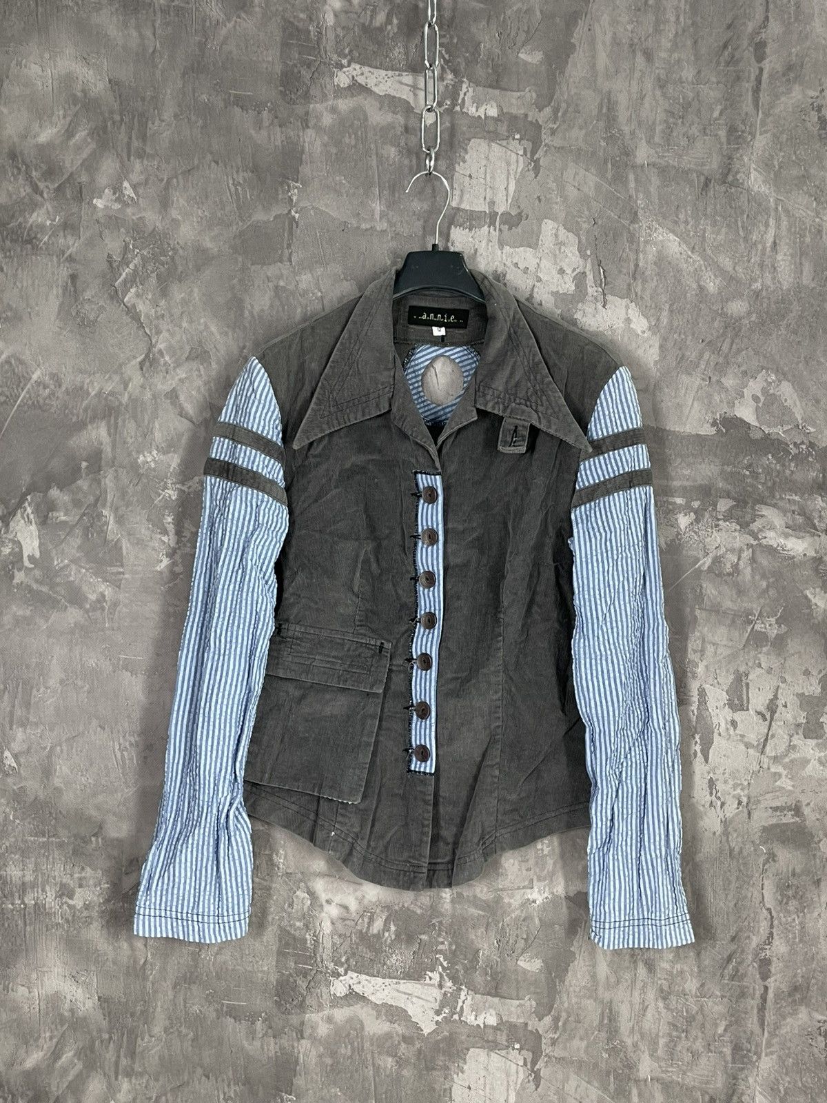 Vintage Y2K Vintage Avant Garde Rare Button Up Shirt Size M / US 6-8 / IT 42-44 - 1 Thumbnail
