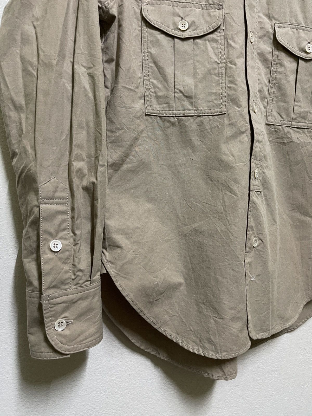 45rpm × Japanese Brand 45rpm Shirt Button Up Long Sleeve Size M / US 6-8 / IT 42-44 - 3 Thumbnail