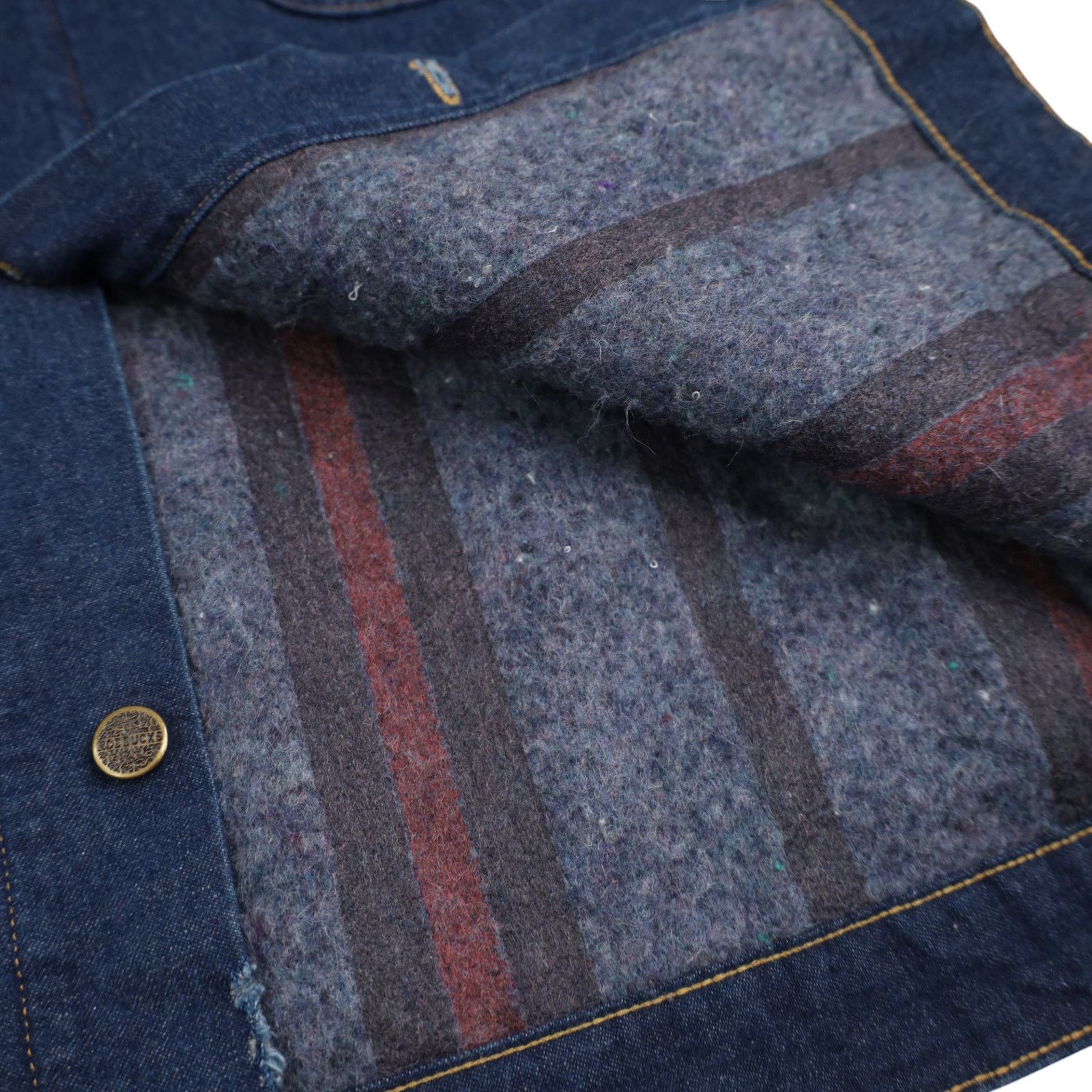 Sears × Vintage VTG Sears Roebuck Blanket Lined Denim Chore Jacket Jacket Size US XL / EU 56 / 4 - 13 Thumbnail