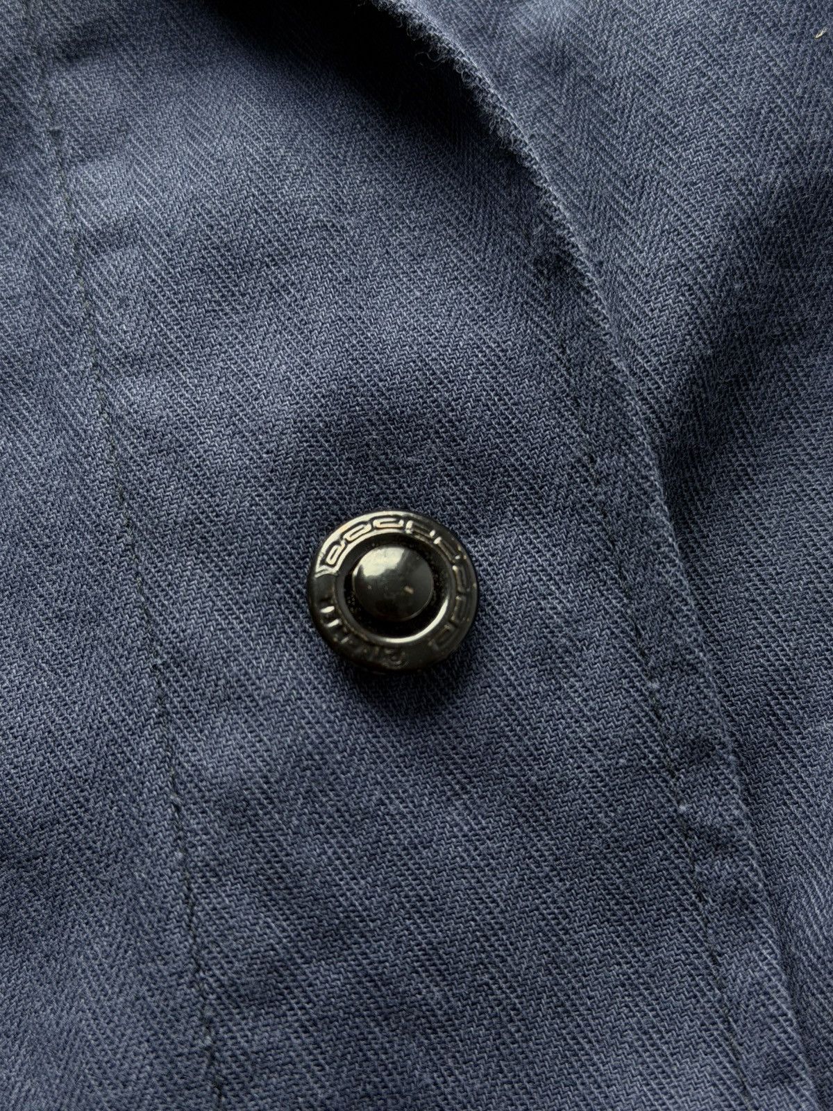 Le Laboureur Vintage 80s French Metal Buttons Workwear Chore Jacket Size US XL / EU 56 / 4 - 5 Thumbnail