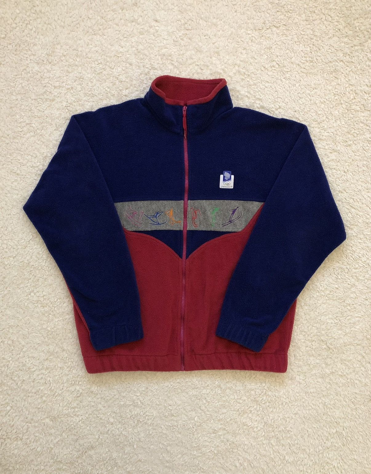 Helly Hansen × USA Olympics × Vintage Fleece Jacket Helly Hansen Lillehammer 1994 Olympic Vintage Size US M / EU 48-50 / 2 - 1 Thumbnail