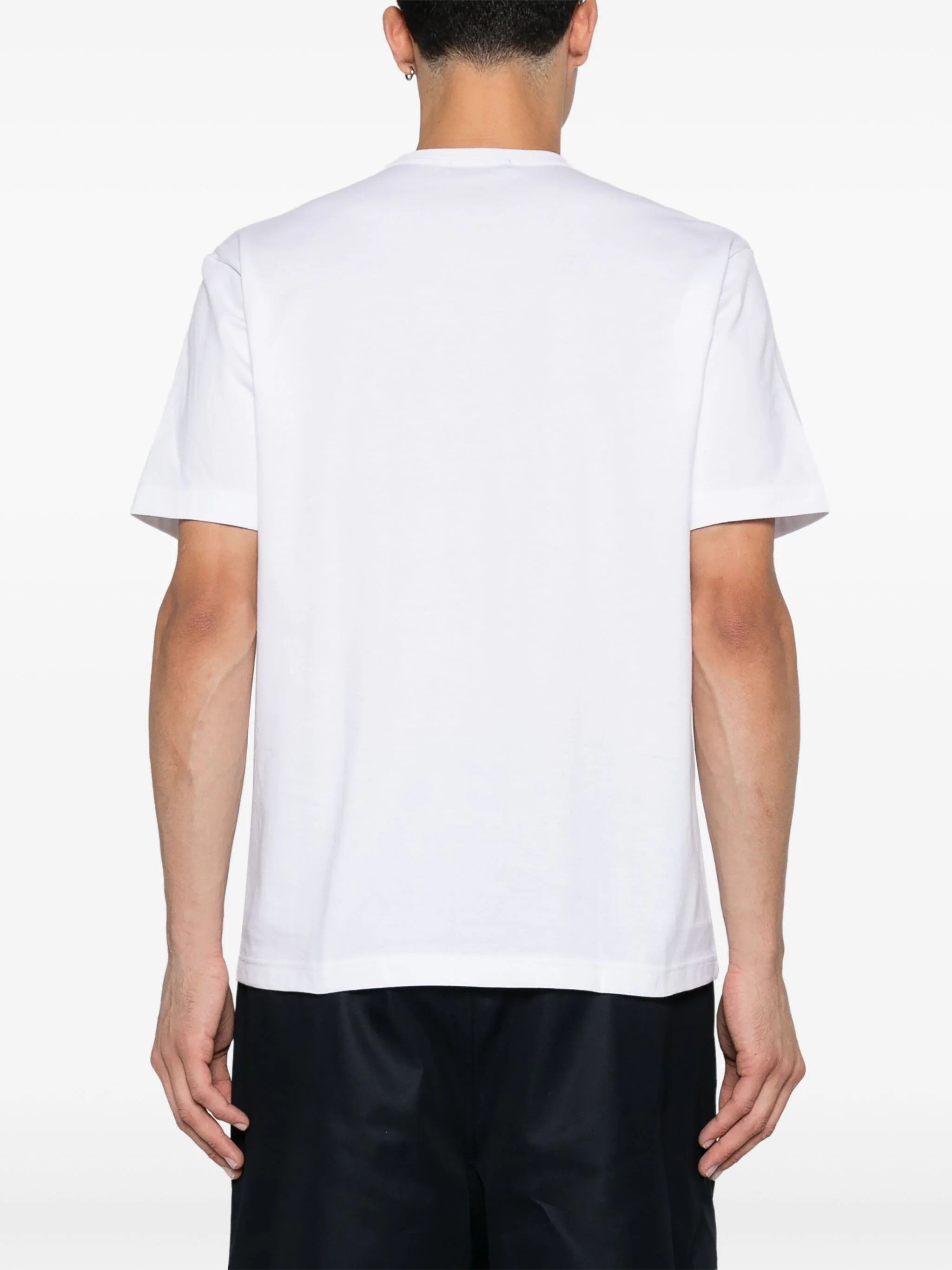 Comme des Garcons Homme o1mle1024 Logo T- Shirt in White Size US S / EU 44-46 / 1 - 4 Thumbnail