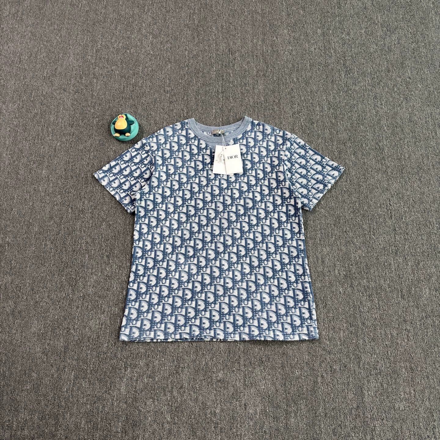 Dior Dior 25 Oblique blue short sleeve S near new Size US S / EU 44-46 / 1 - 1 Thumbnail