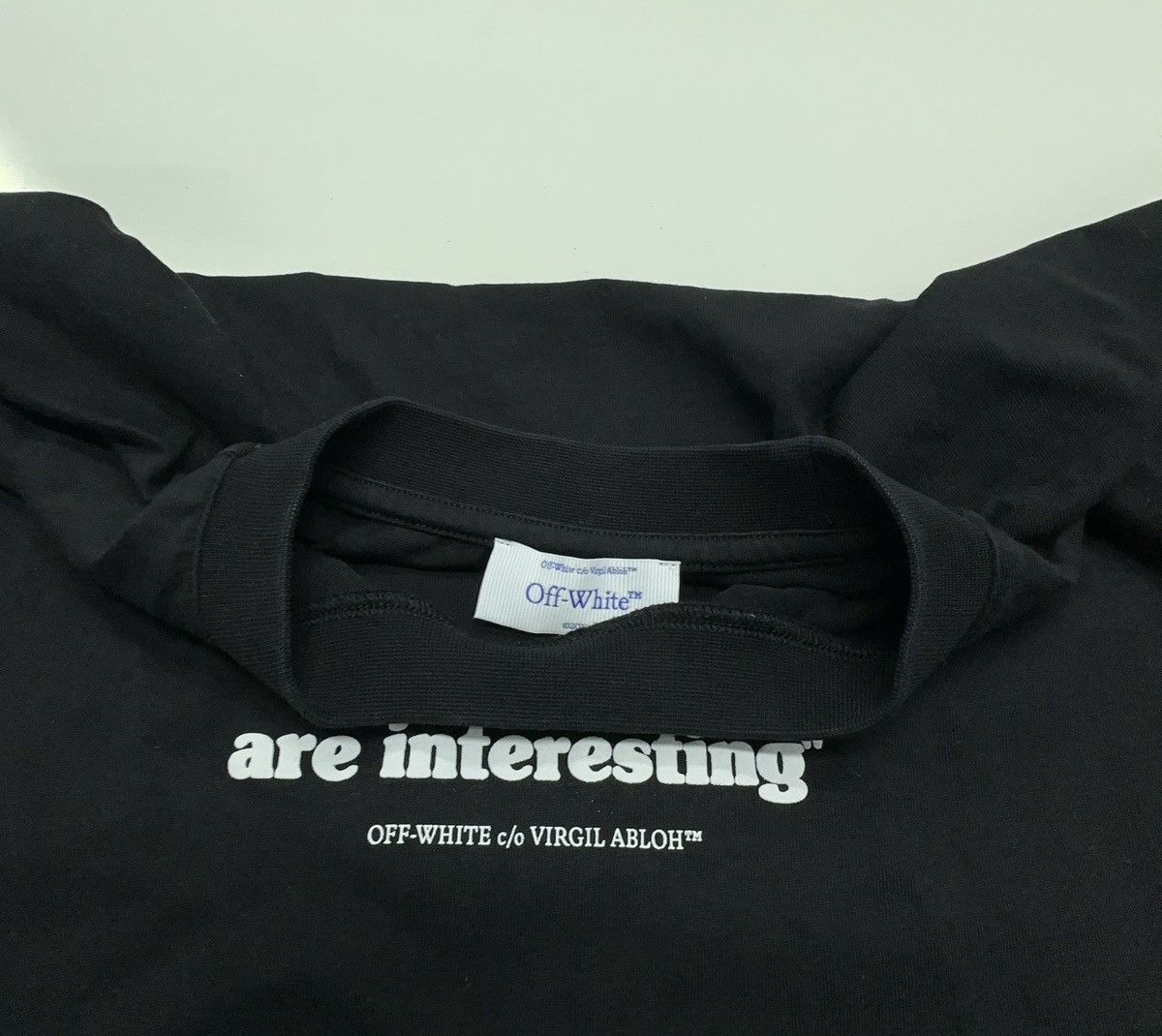 Off-White Off-White "Ironic Things Are Interesting" quote-print tee Size US XXS / EU 40 - 5 Thumbnail