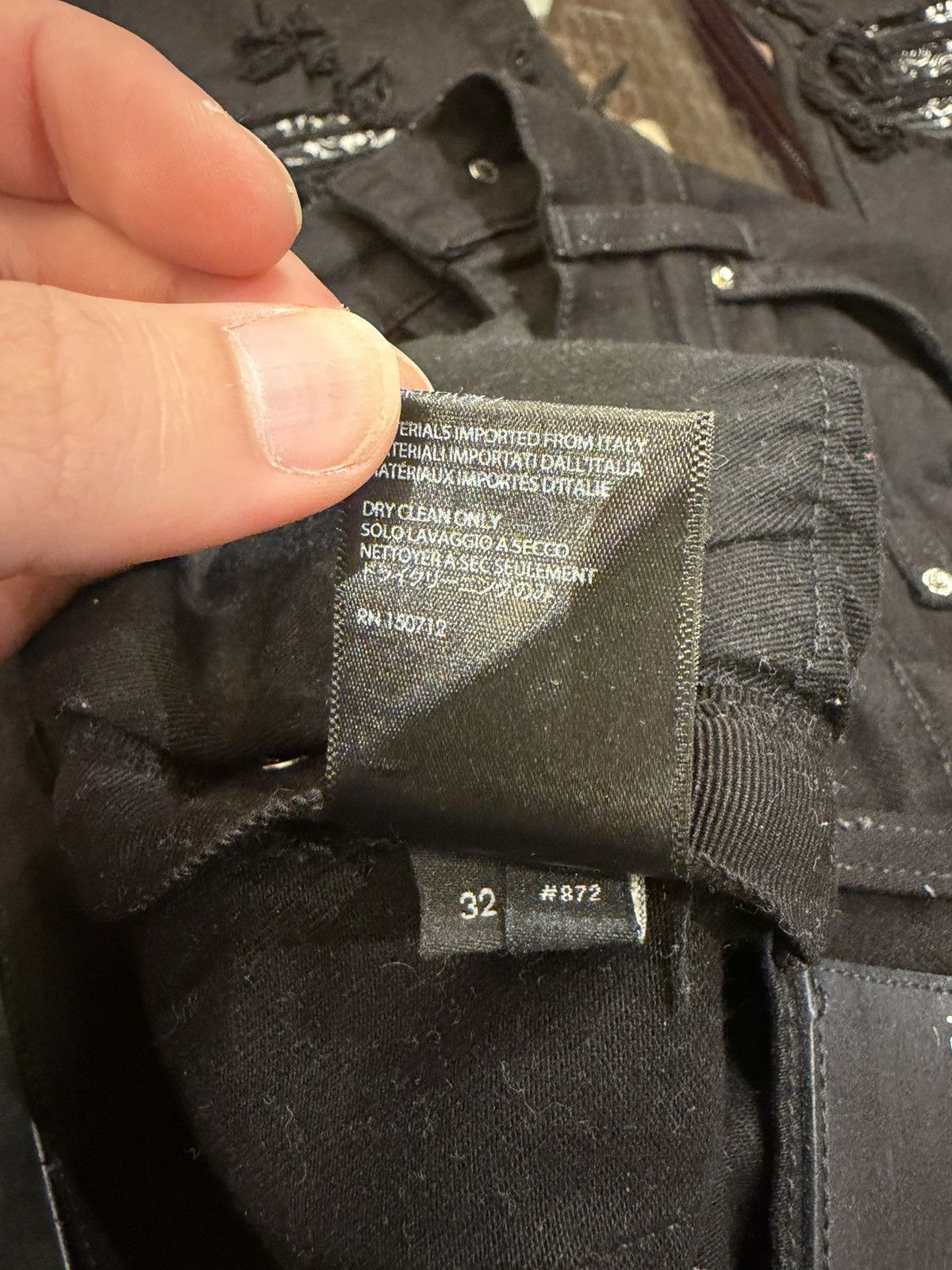Amiri Amiri MX1 Black Bandana Patch Denim Jeans Size US 32 / EU 48 - 5 Thumbnail