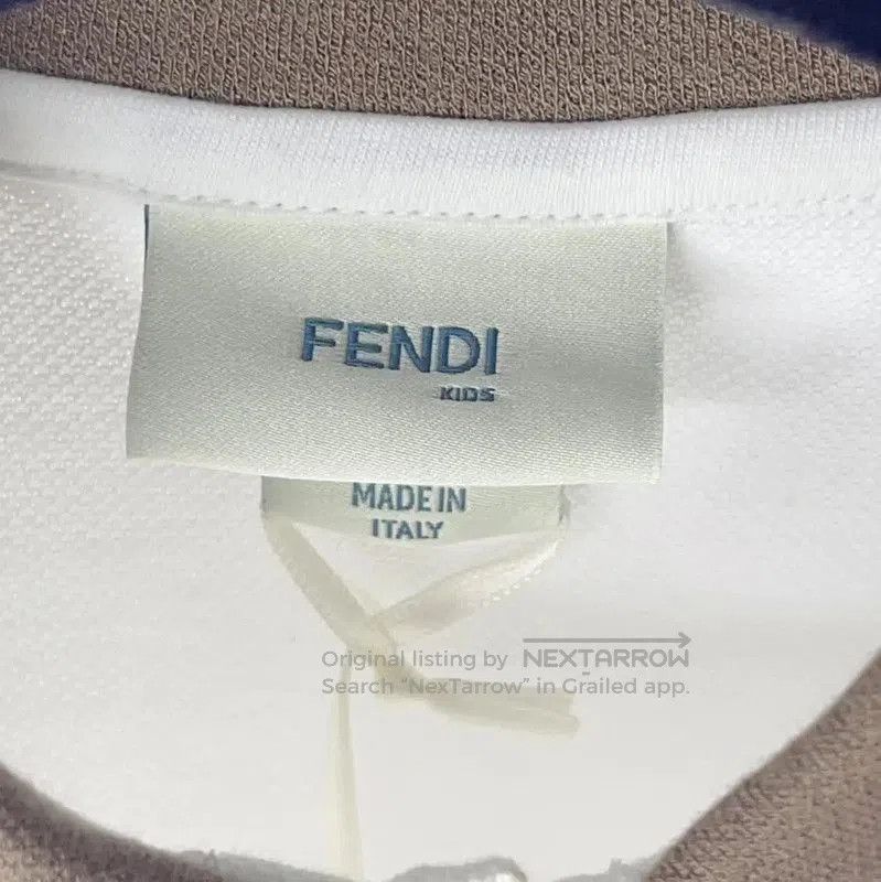 Fendi Fendi Women's White Cotton Polo T-Shirt . Size M / US 6-8 / IT 42-44 - 5 Thumbnail