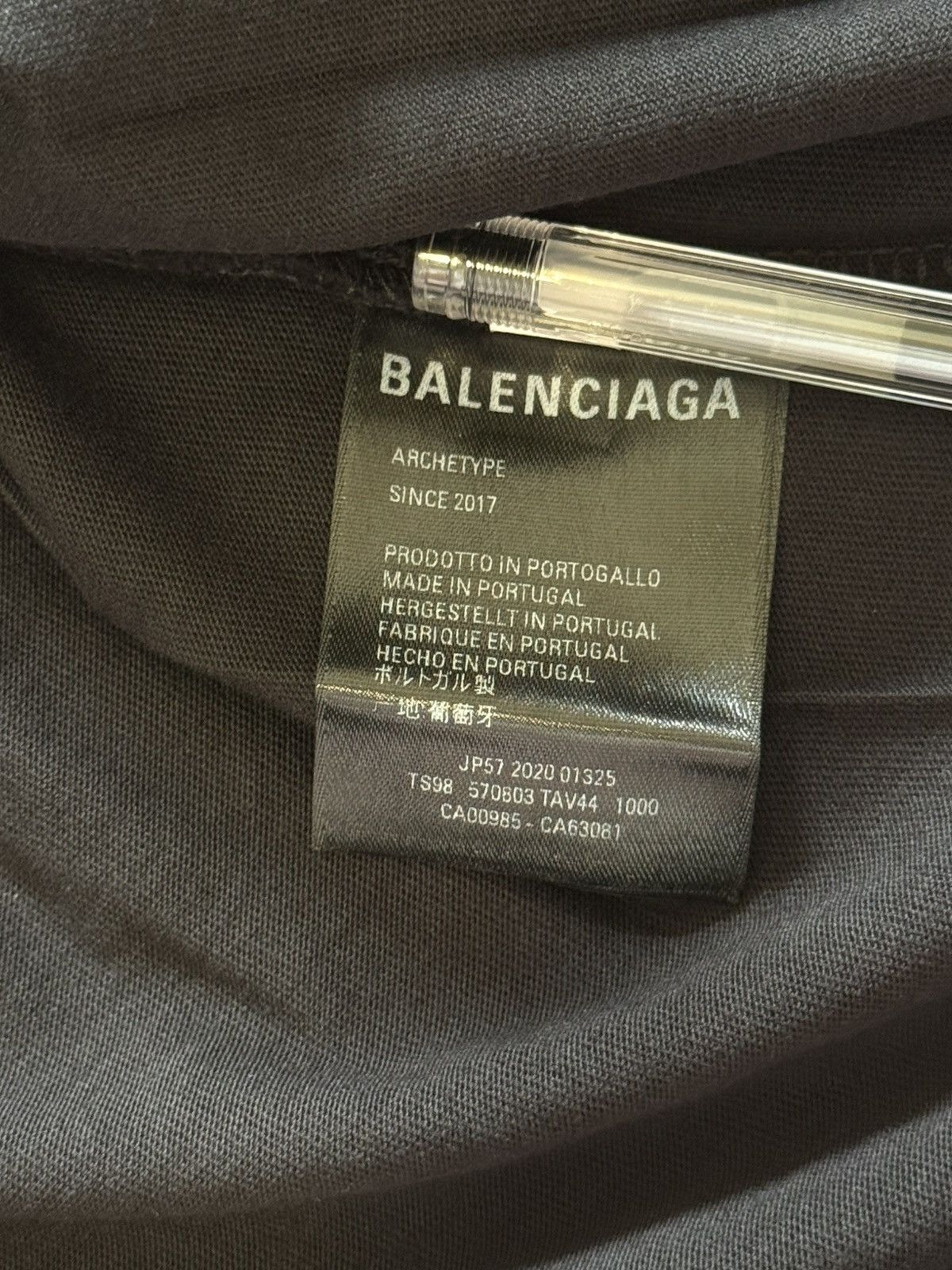 Balenciaga Balenciaga black t shirt Size US XL / EU 56 / 4 - 7 Thumbnail