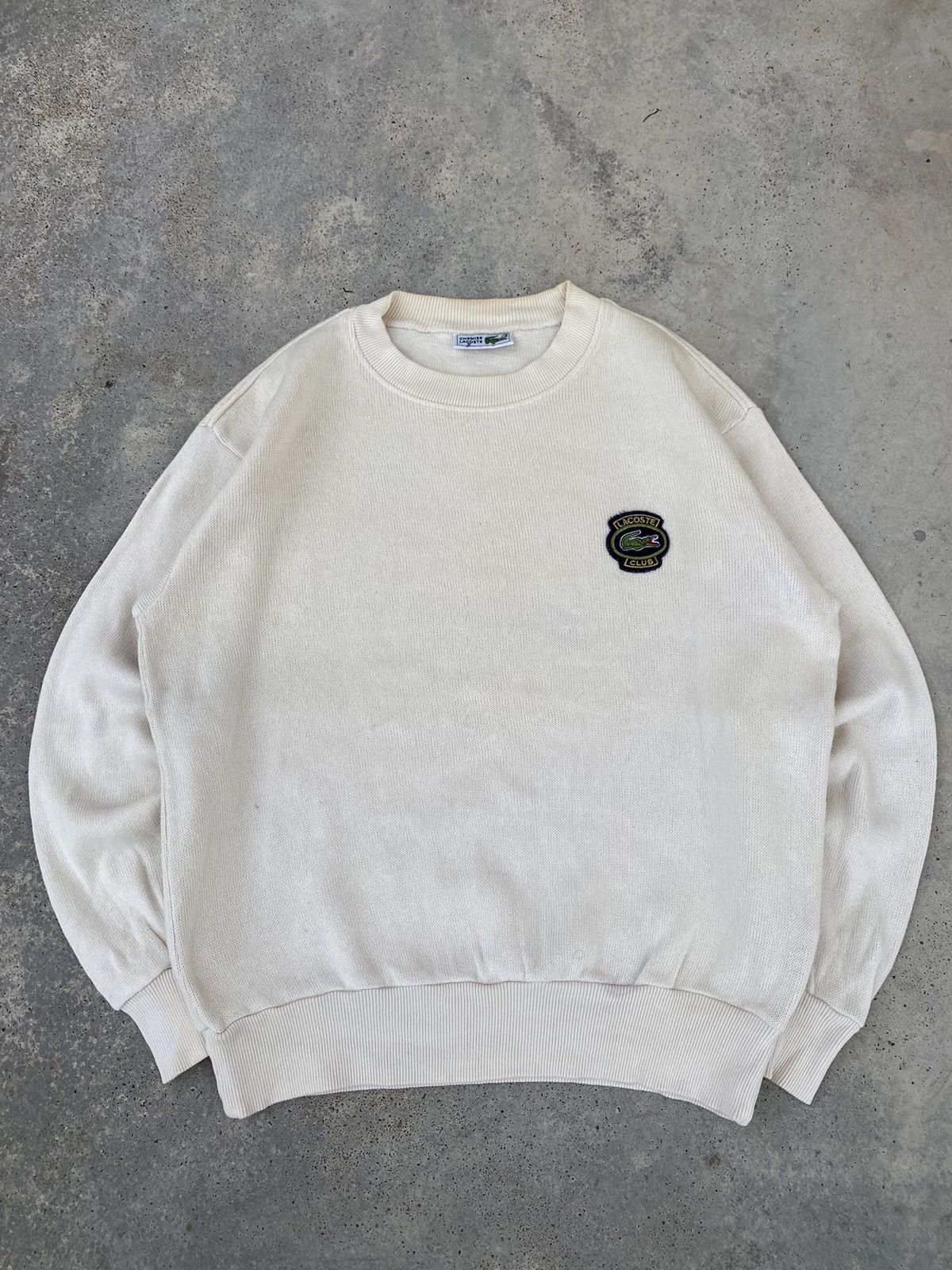 Lacoste Vintage Chemise Lacoste Knitwear Wool Sweater Size US M / EU 48-50 / 2 - 1 Thumbnail