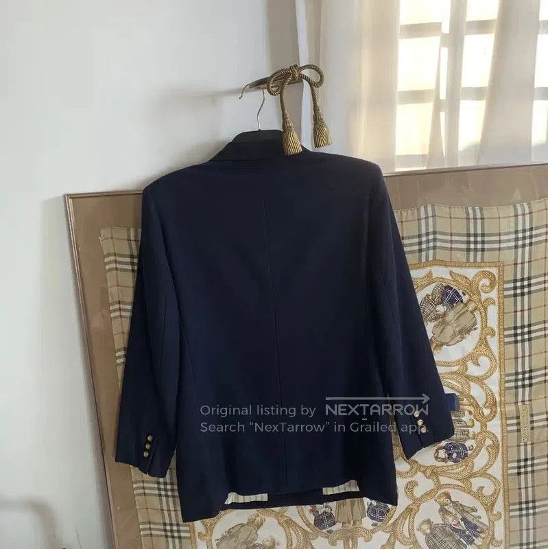 Burberry Burberry Blue Wool Women's Jacket. Size M / US 6-8 / IT 42-44 - 6 Thumbnail