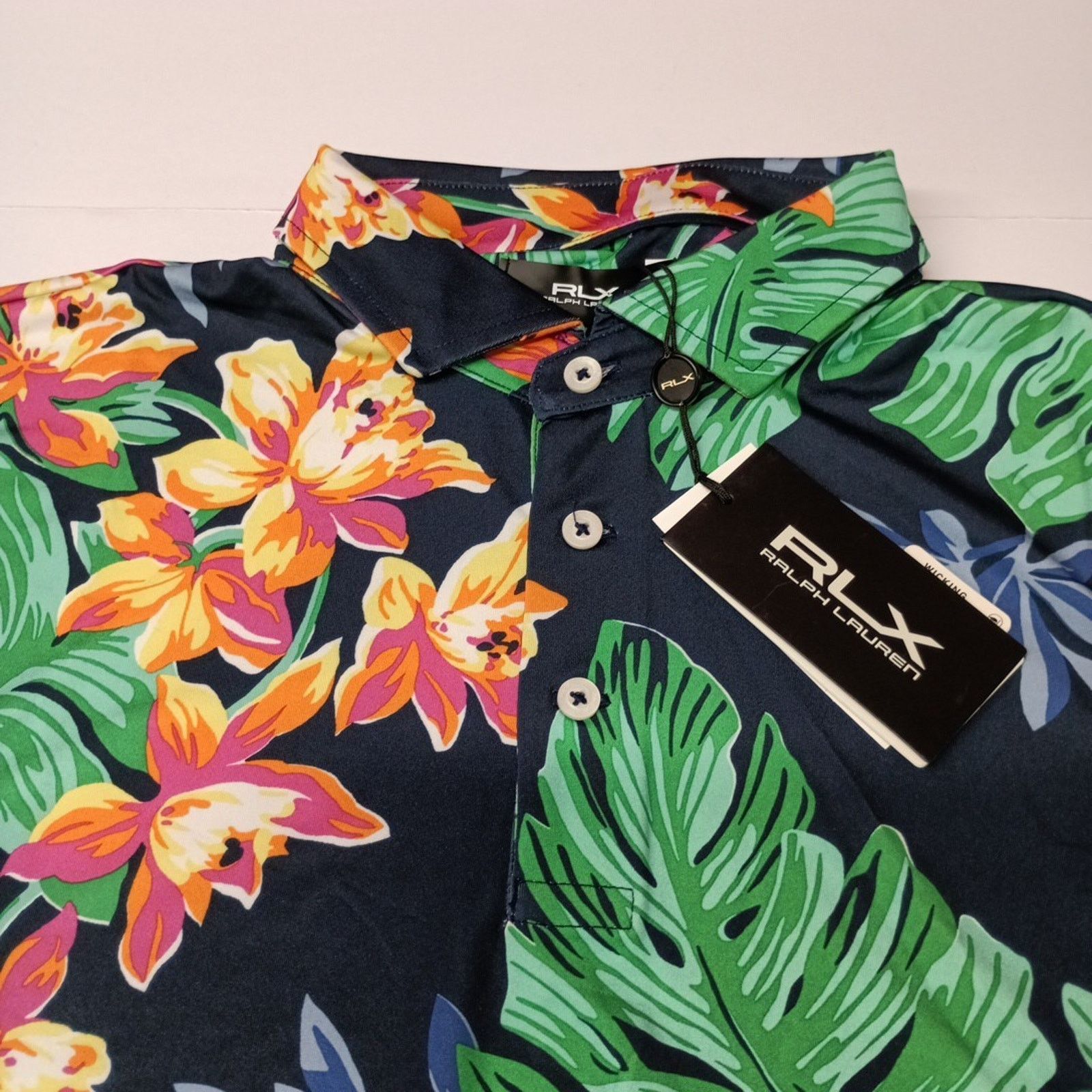 RLX Ralph Lauren RLX Ralph Lauren Polo Shirt Floral Multicolor Men's L NWT Size US L / EU 52-54 / 3 - 2 Thumbnail