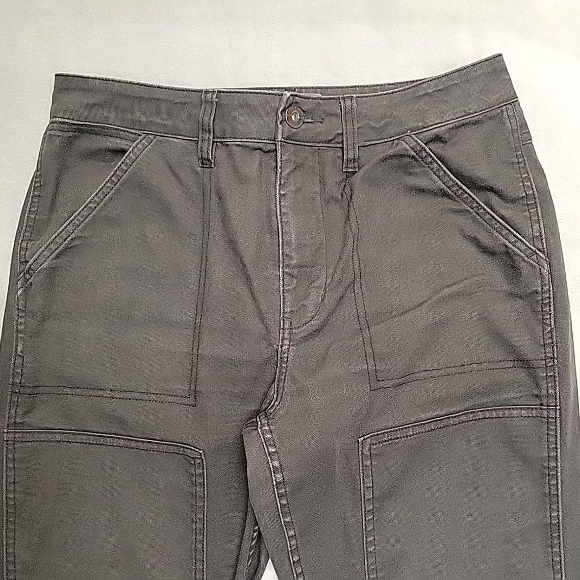 Vintage REI Pants Womens Sz 8 Double Knee Stretch Canvas Outdoors Workwear Construction Shirt Size 30" / US 8 / IT 44 - 3 Thumbnail