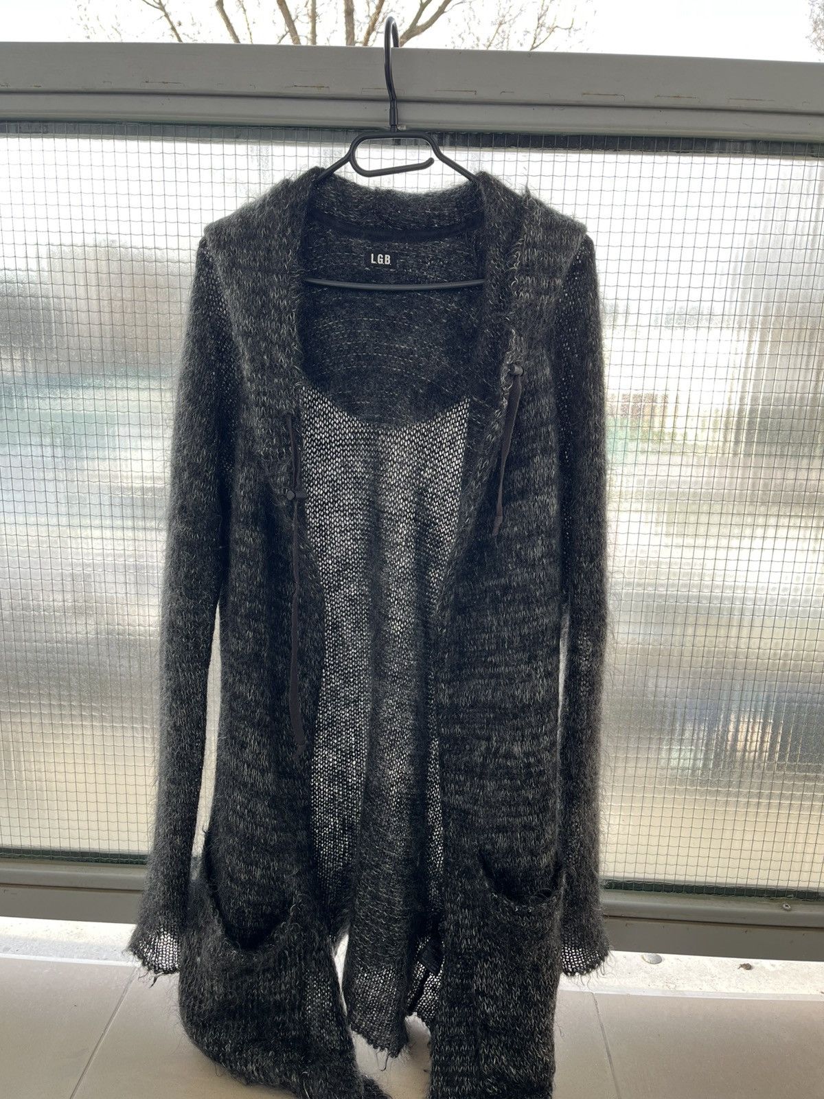 Le Grande Bleu (L.G.B.) *rare* L.G.B mohair cardigan Size US L / EU 52-54 / 3 - 1 Thumbnail