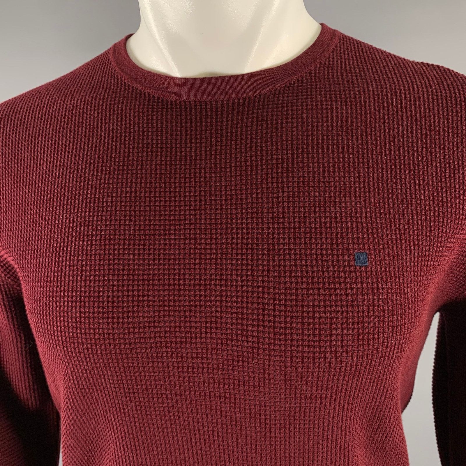 PURIFICATION GARCIA PURIFCACION GARCIA S Burgundy Waffle Knit L/S Shirt Size US S / EU 44-46 / 1 - 2 Thumbnail