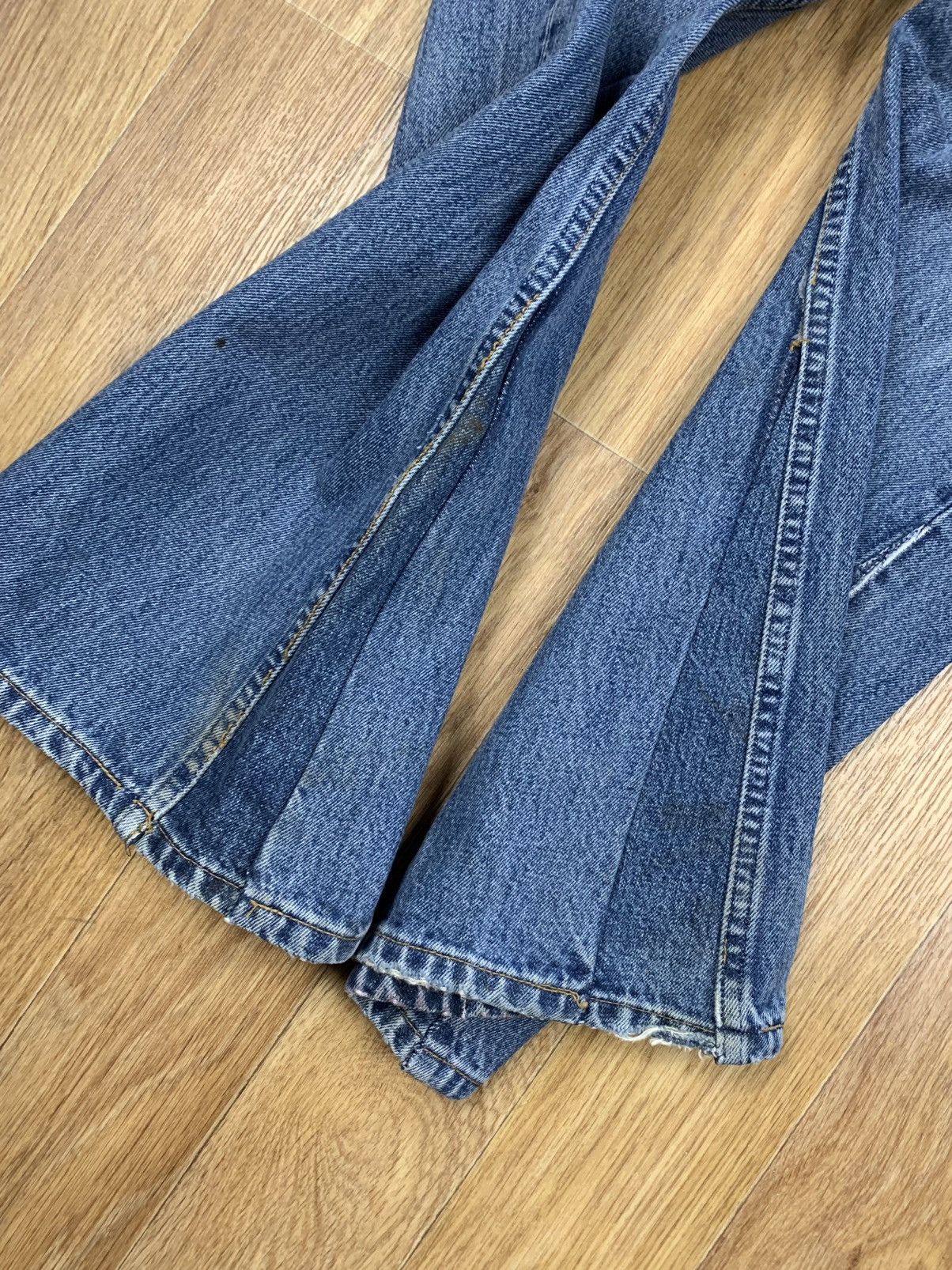Levi's Levi’s 501 Cowboy Dirty Blue Denim Flared Jeans Size US 32 / EU 48 - 7 Thumbnail