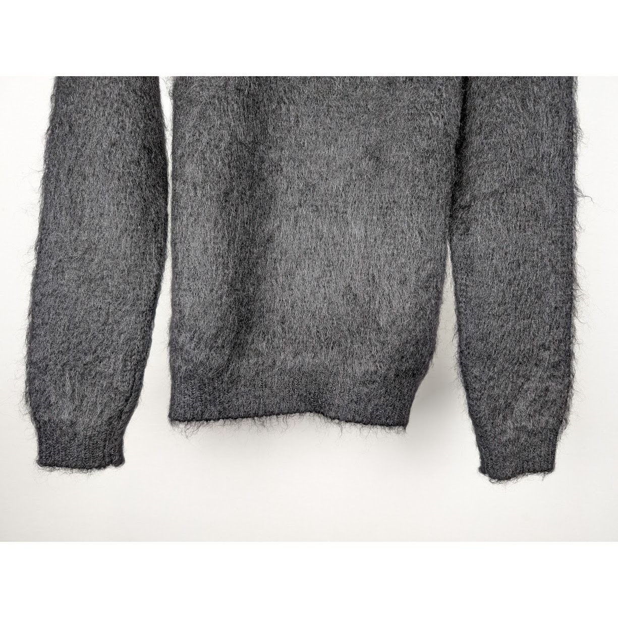 Saint Laurent Paris o1rshd1 Q:3 / Jacquard Sweater in Noir/Naturel Size US S / EU 44-46 / 1 - 5 Thumbnail