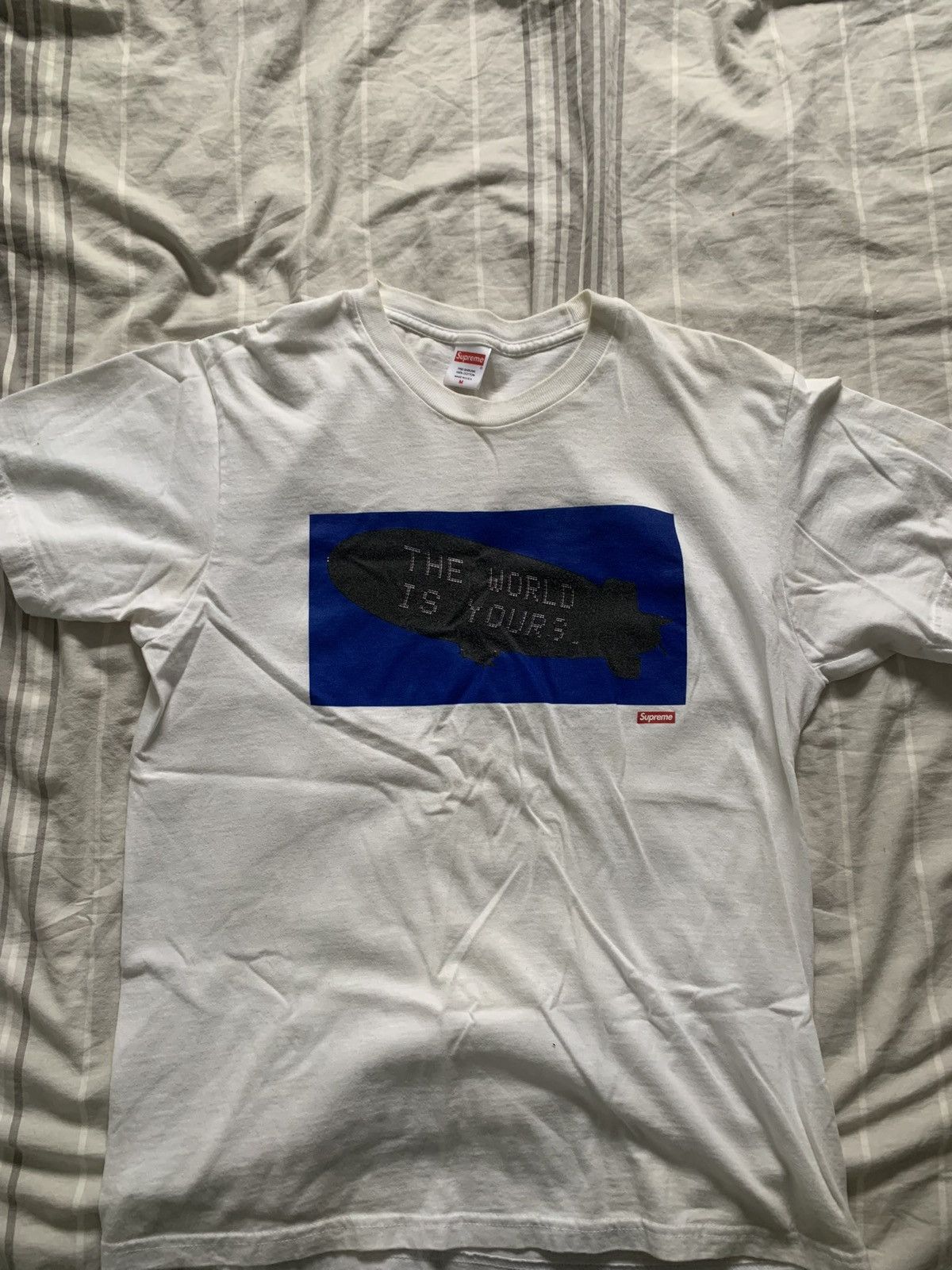 Supreme Supreme Blimp Tee FW 17 White Size Medium *Rare Size US M / EU 48-50 / 2 - 1 Thumbnail