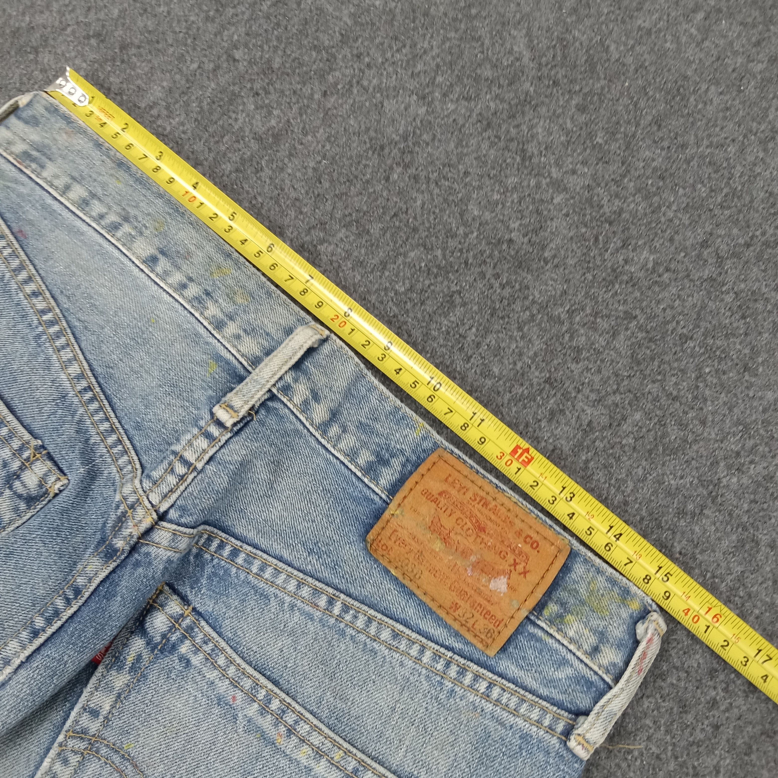 Levi's Levi's American Paint Art Distressed Denim Jeans c235n27 Size US 31 - 10 Thumbnail