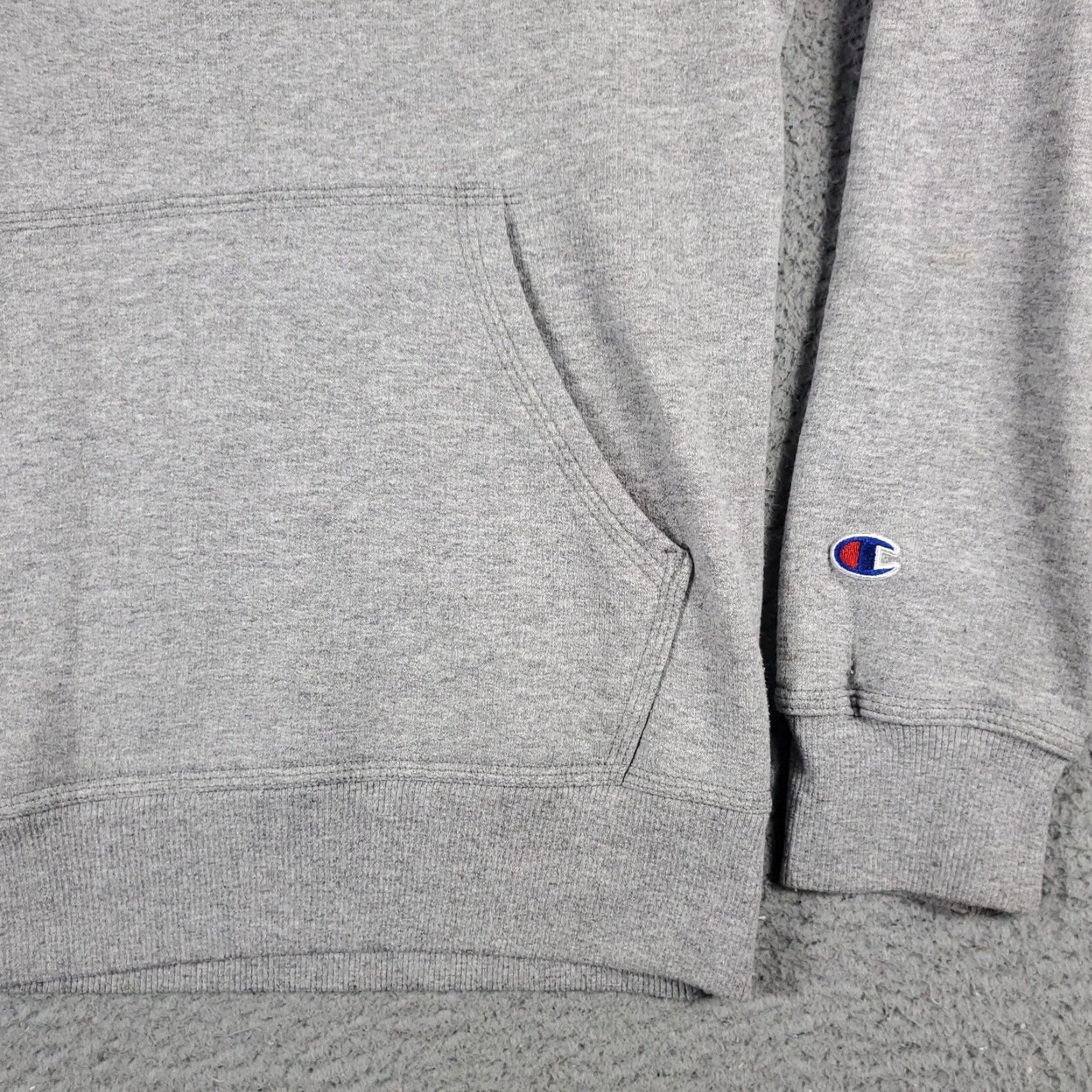 Champion VINTAGE Champion Hoodie Pullover Mens Medium Gray Casual All Seasons Sports Logo Size US M / EU 48-50 / 2 - 5 Thumbnail