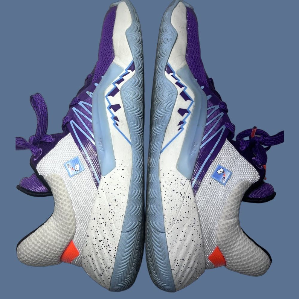 Adidas Adidas D.O.N. Issue #1 Mailman Donovan Spida Mitchell Mens 7 Sneaker Basketball Purple Multi-colored Logo EH2433 2019 NBA Karl Malone Ralphs? Size US 7 / EU 40 - 1 Thumbnail
