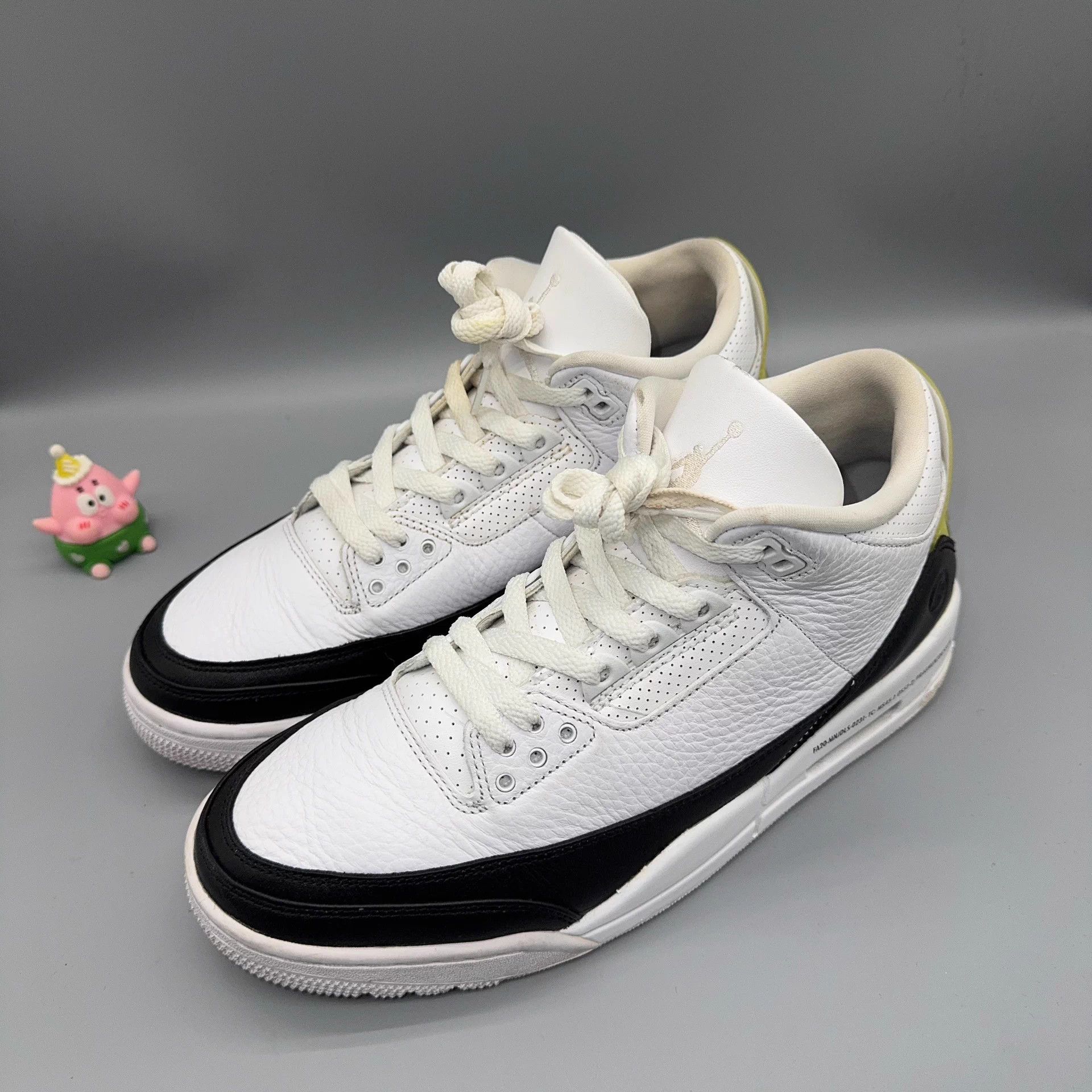 Nike Jordan AJ3 x Hiroshi Fujiwara Black/White 42.5 Size US 9.5 / EU 42-43 - 1 Thumbnail