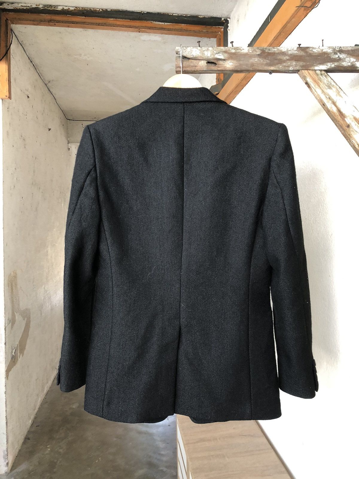 5351 POUR LES HOMMES 5351 Pour Les Hommes Black Wool Lined Single Breasted Blazer Size US M / EU 48-50 / 2 - 14 Thumbnail